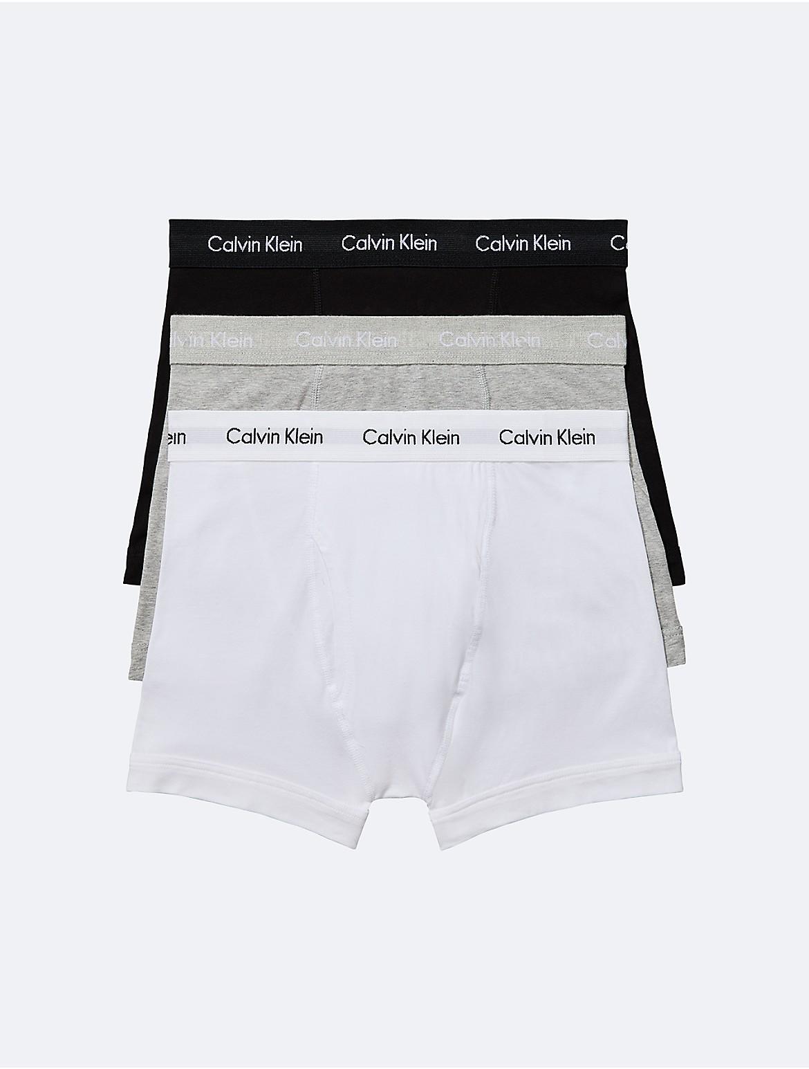 Calvin Klein Mens Cotton Stretch 3 Pack Trunk - Multi Product Image