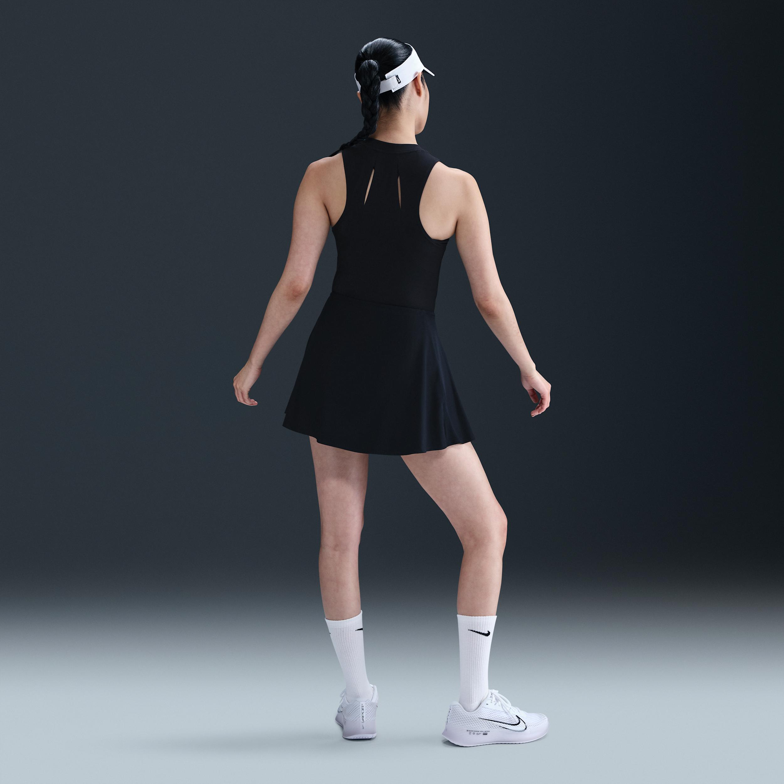 Nike Womens Victory Dri-FIT Short Flouncy Tennis Skirt | FD5577-010 Product Image