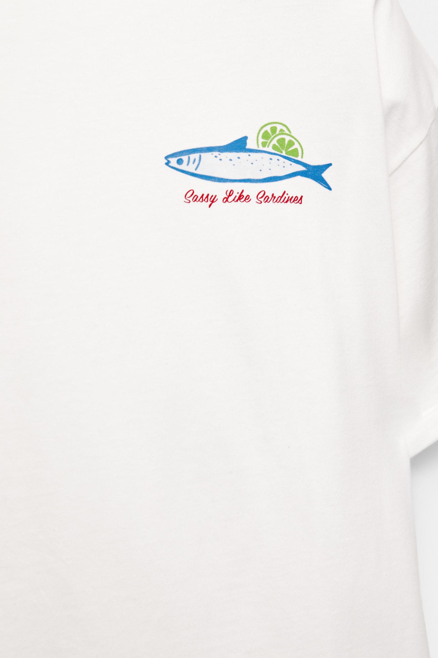 Sardine graphic T-shirt Product Image