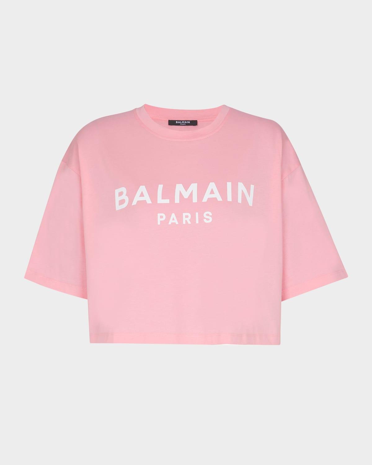 Logo-Print Crop T-Shirt Product Image