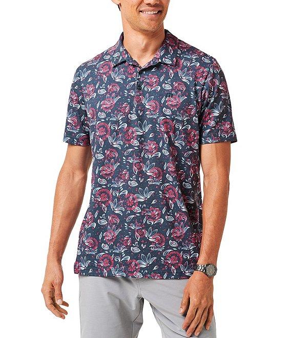 TravisMathew Featherweight Flourish Short Sleeve Polo Shirt Product Image