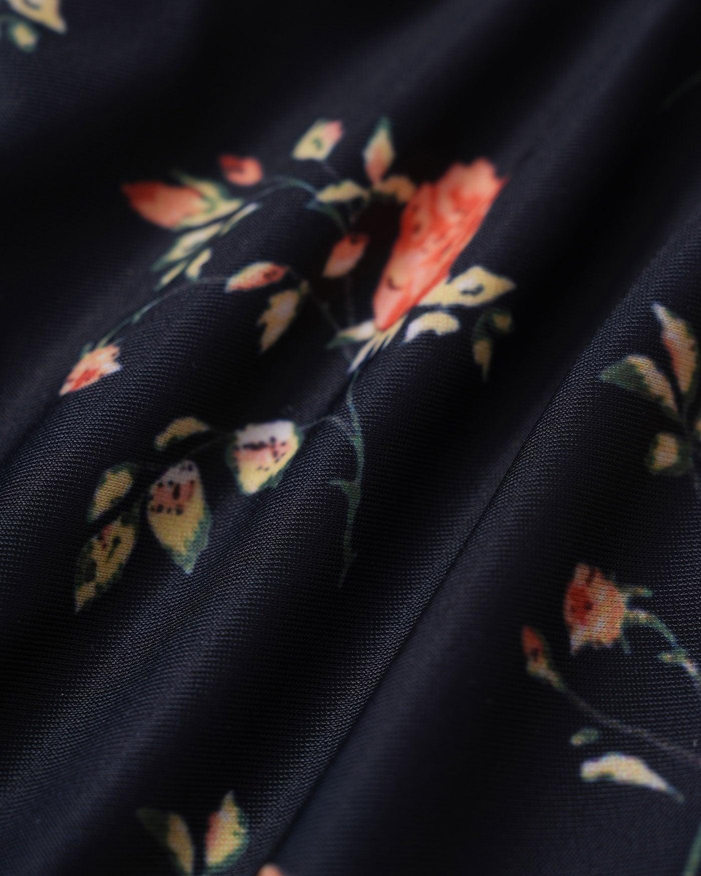 Black Floral Underwire Bikini Set Product Image