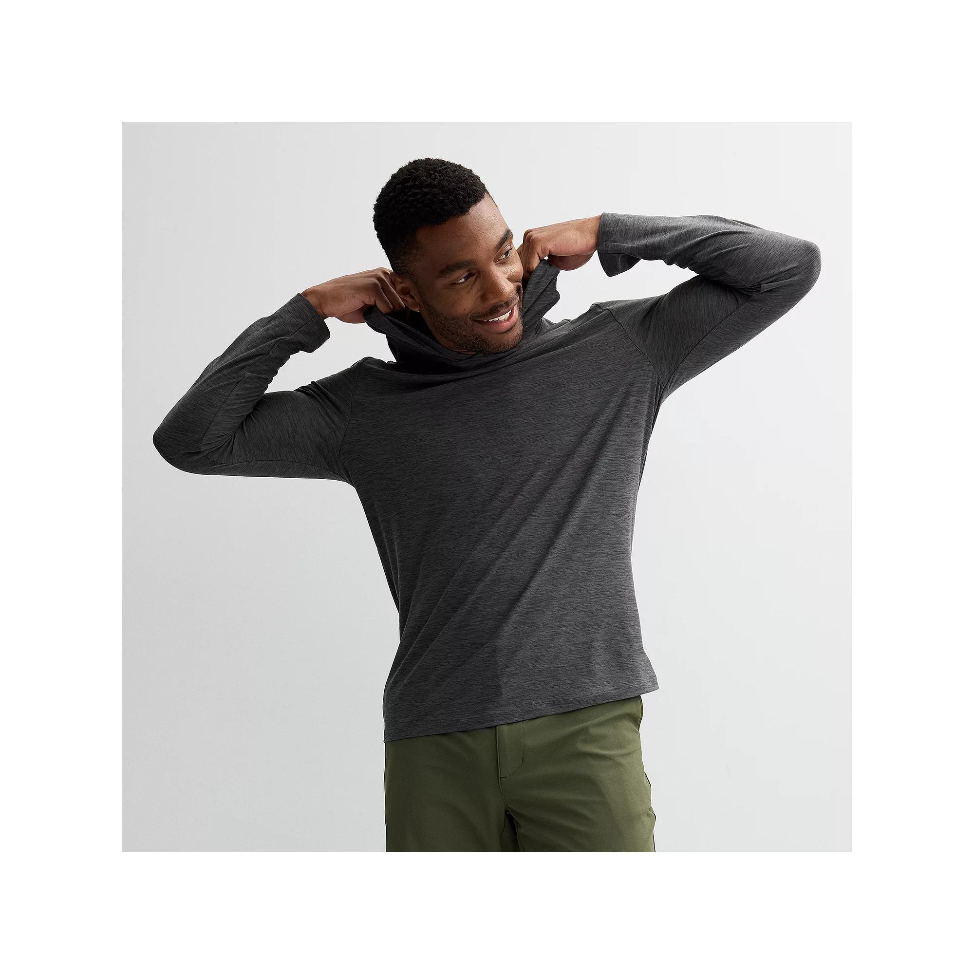 Men's FLX Luxury Soft Wander Lightweight Hoodie, Size: XL, Dark Grey Product Image