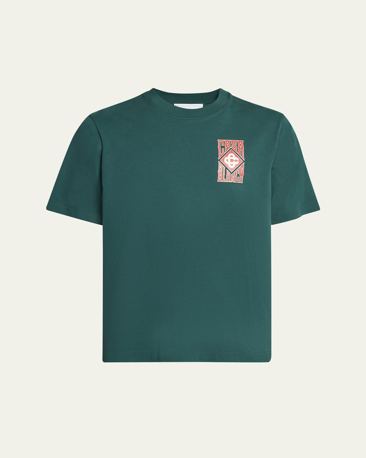 Mens Gothic Stacked Logo T-Shirt Product Image