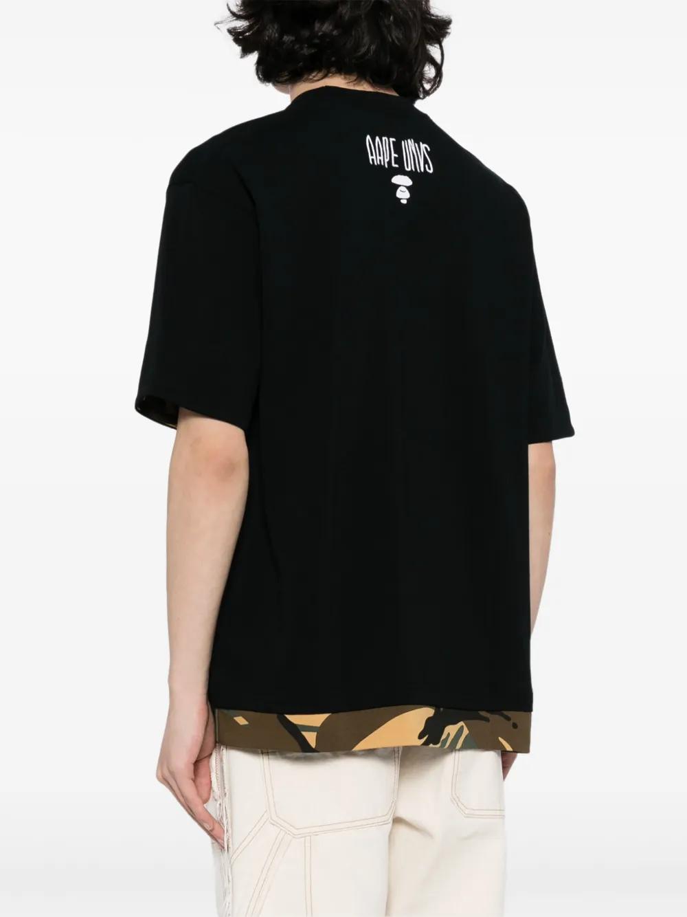 logo-appliqué cotton T-shirt Product Image