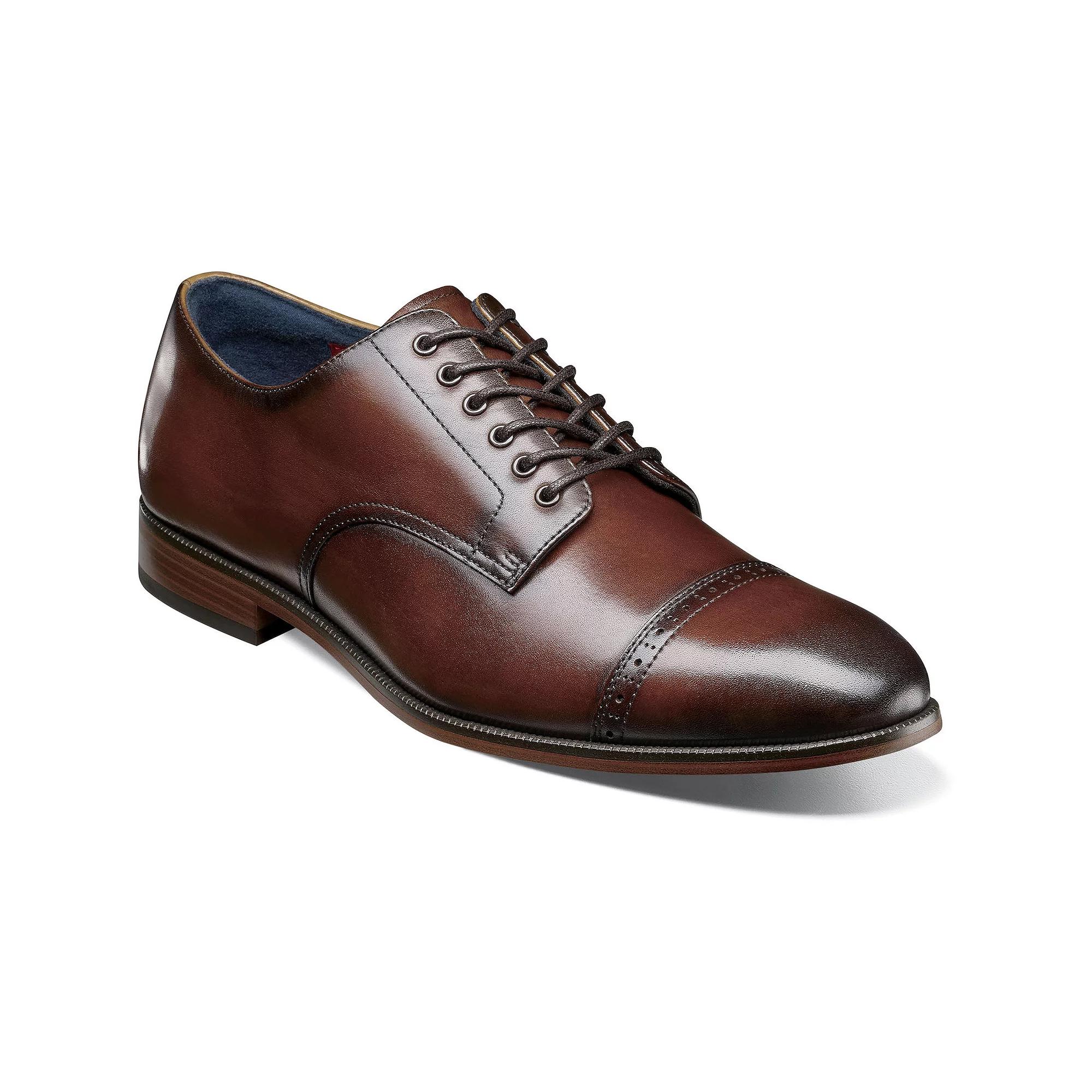 Stacy Adams William Mens Cap-Toe Leather Oxford Shoes Product Image
