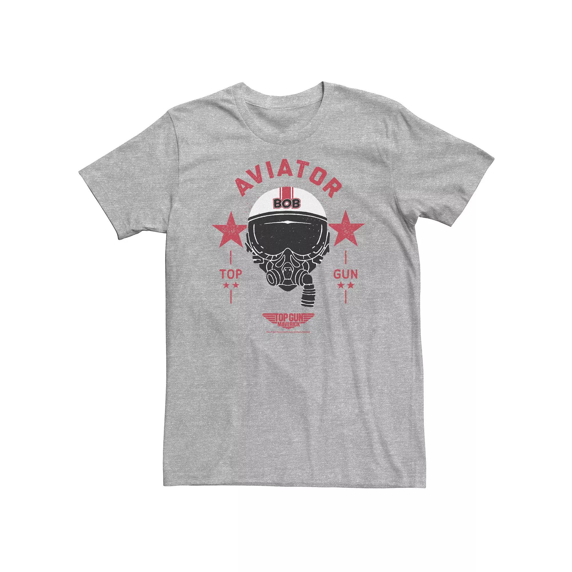 Big & Tall Top Gun Maverick Bob Aviator Helmet Stars Tee, Men's,  Product Image