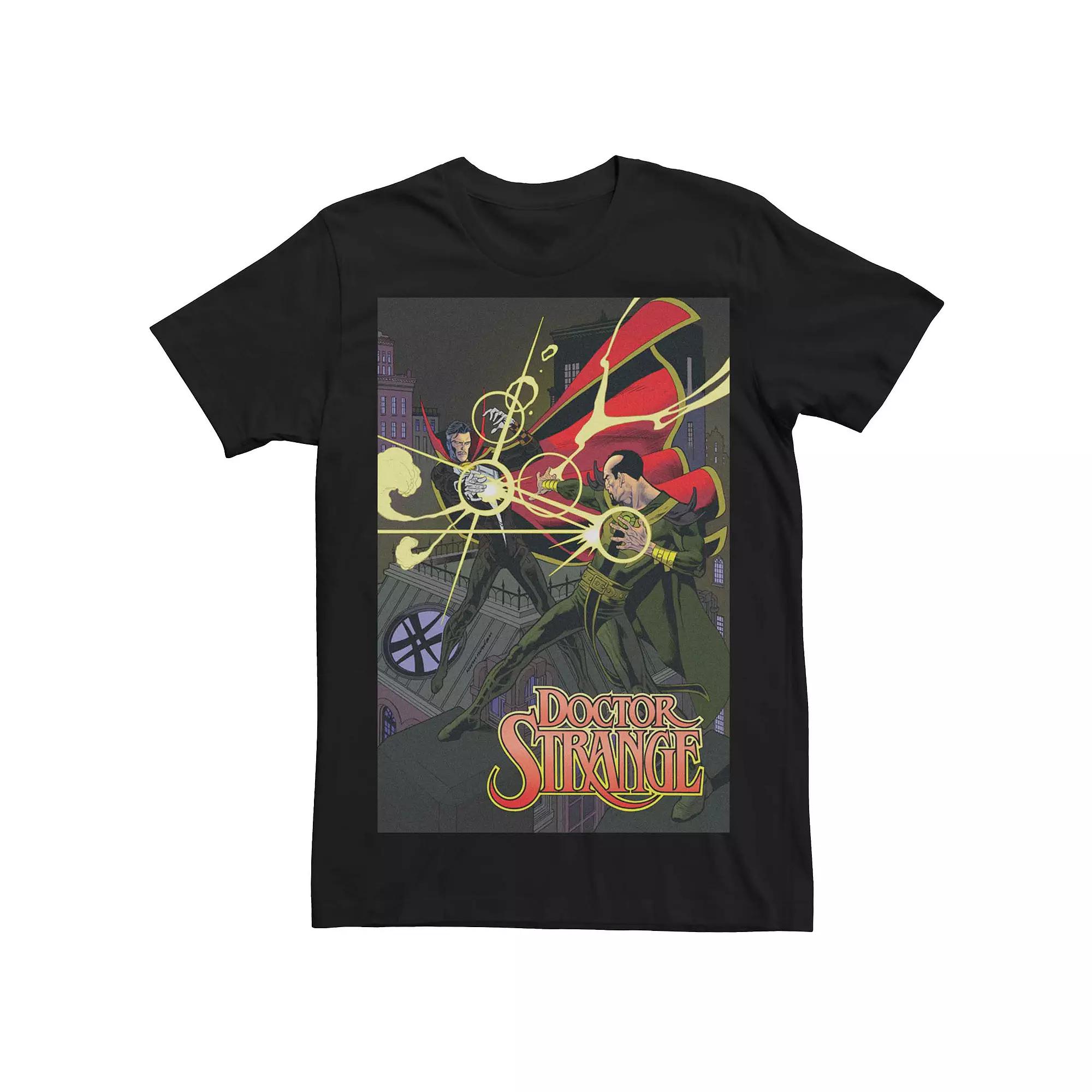 Men's Marvel Doctor Strange Mystic Arts Fight Comic Cover Tee,  Product Image