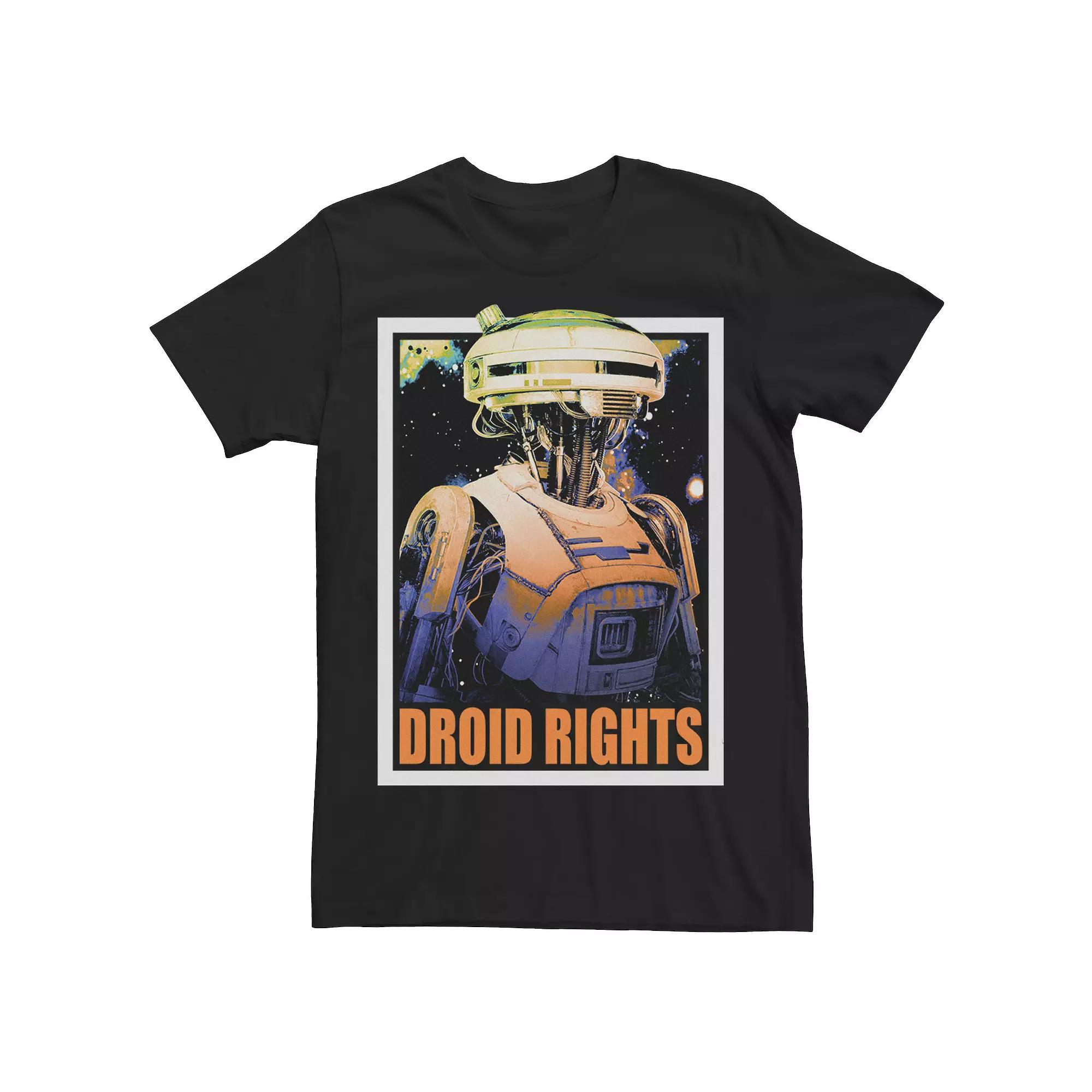 Men's Star Wars Han Solo Movie L3-37 Droid Rights Tee,  Product Image