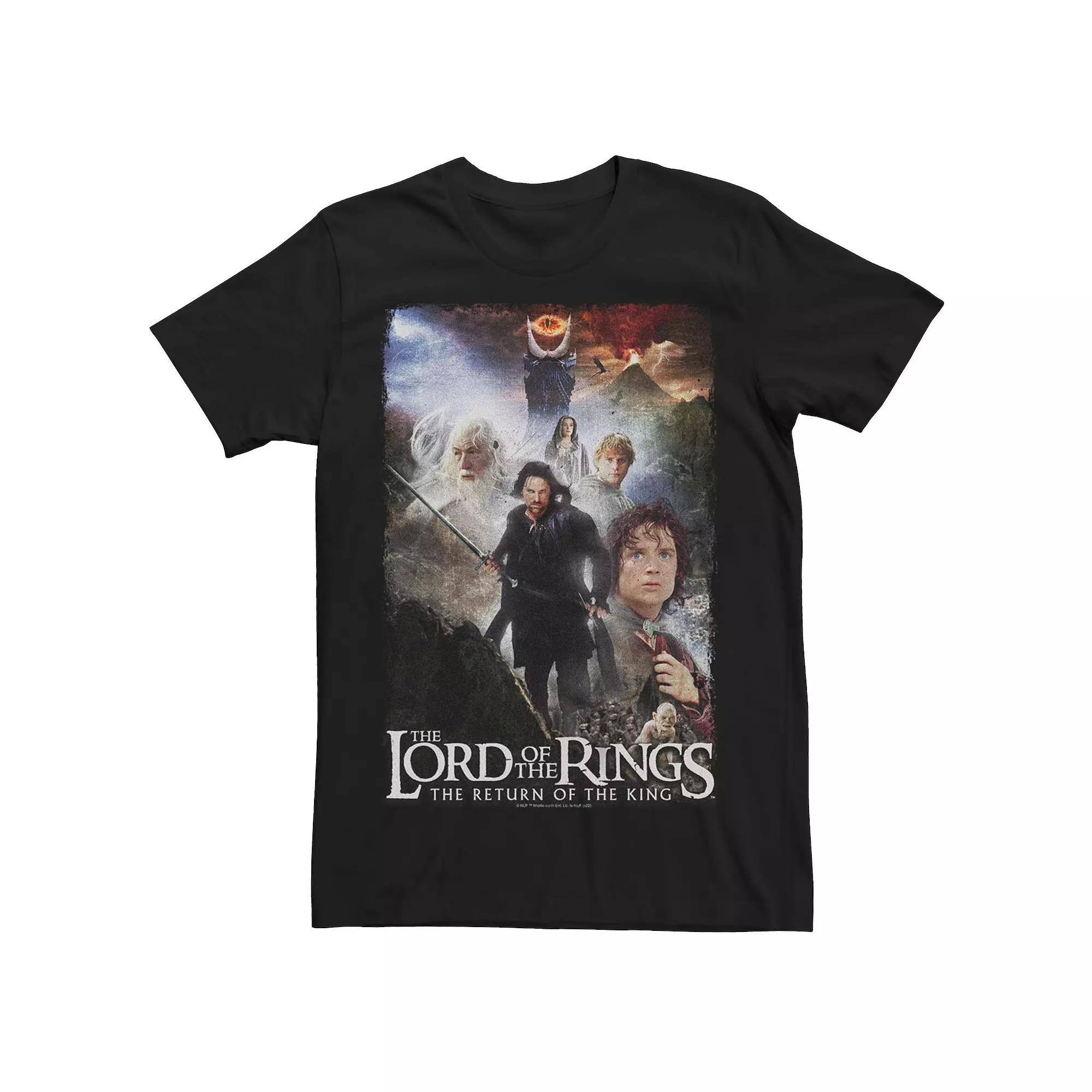 Men's The Lord Of The Rings The Return Of The King Poster Graphic Tee,  Product Image