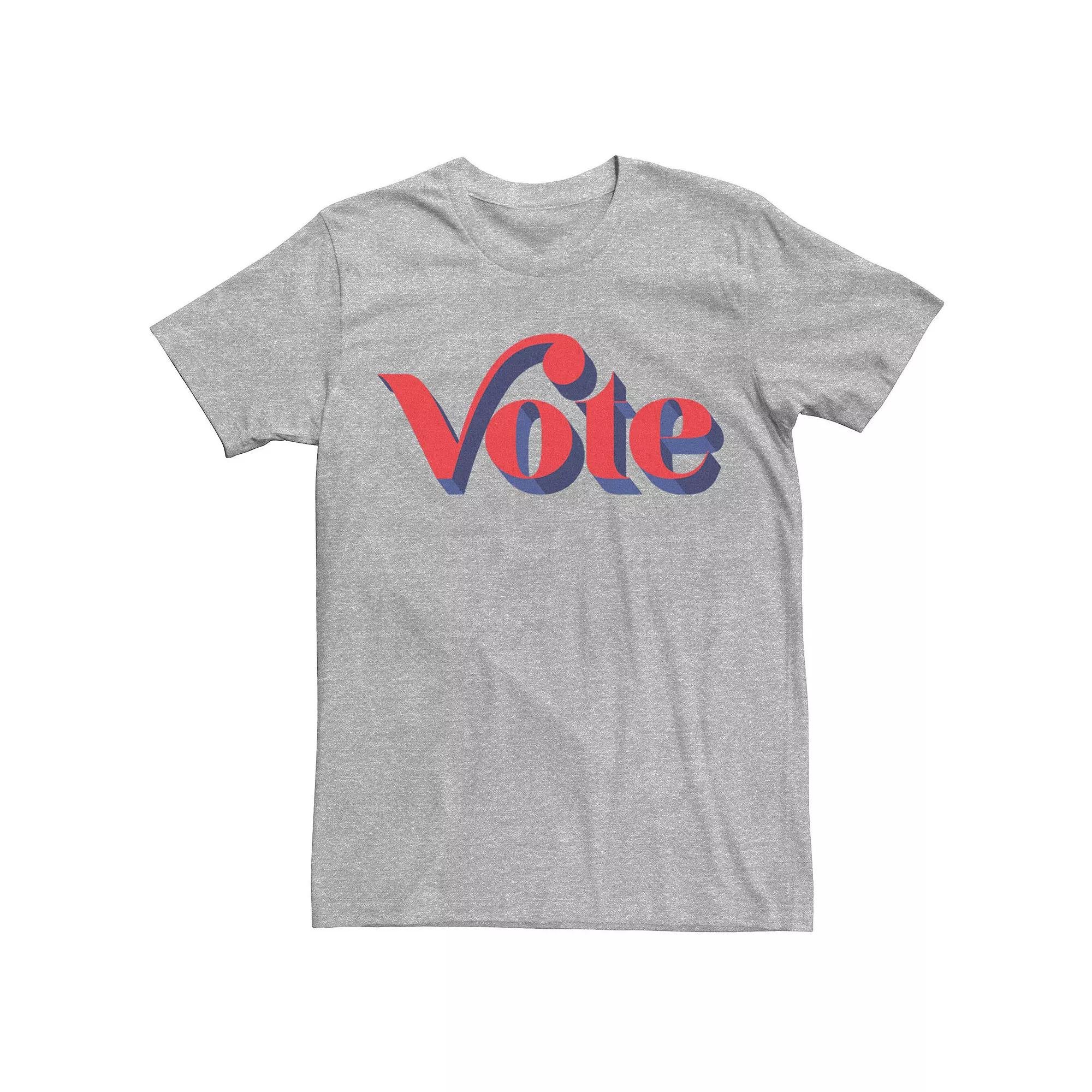 Men's Vote Simple Typographic Tee,  Product Image