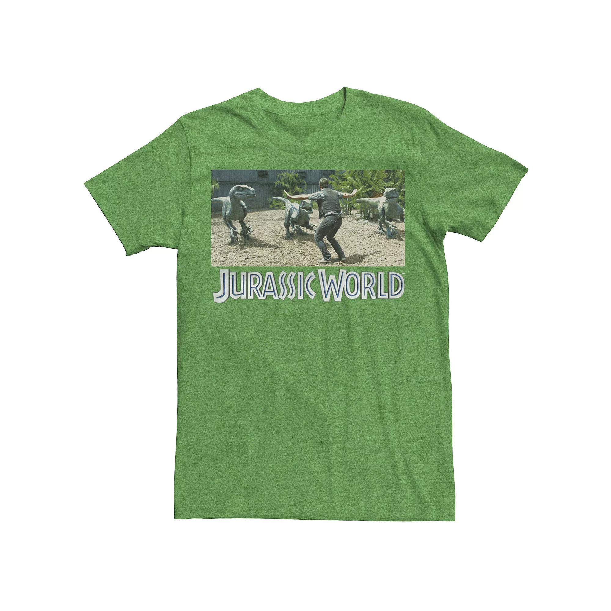 Men's Jurassic World Killer Dinosaur Collage Tee,  Product Image