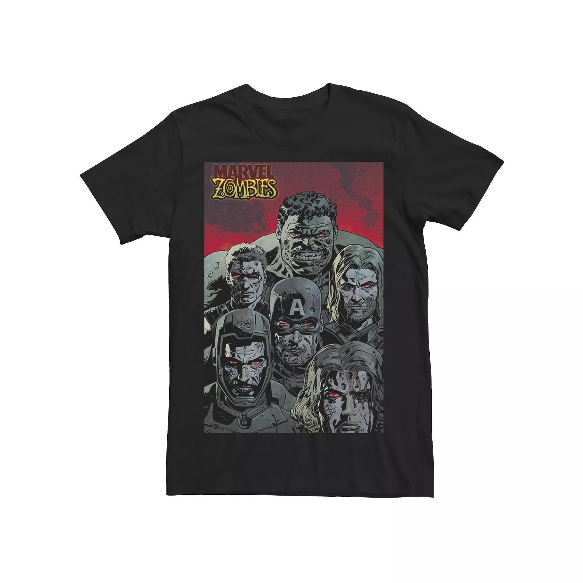 Men's Marvel Zombies Avengers Zombie Group Shot Graphic Tee, Size: XL, Black Product Image