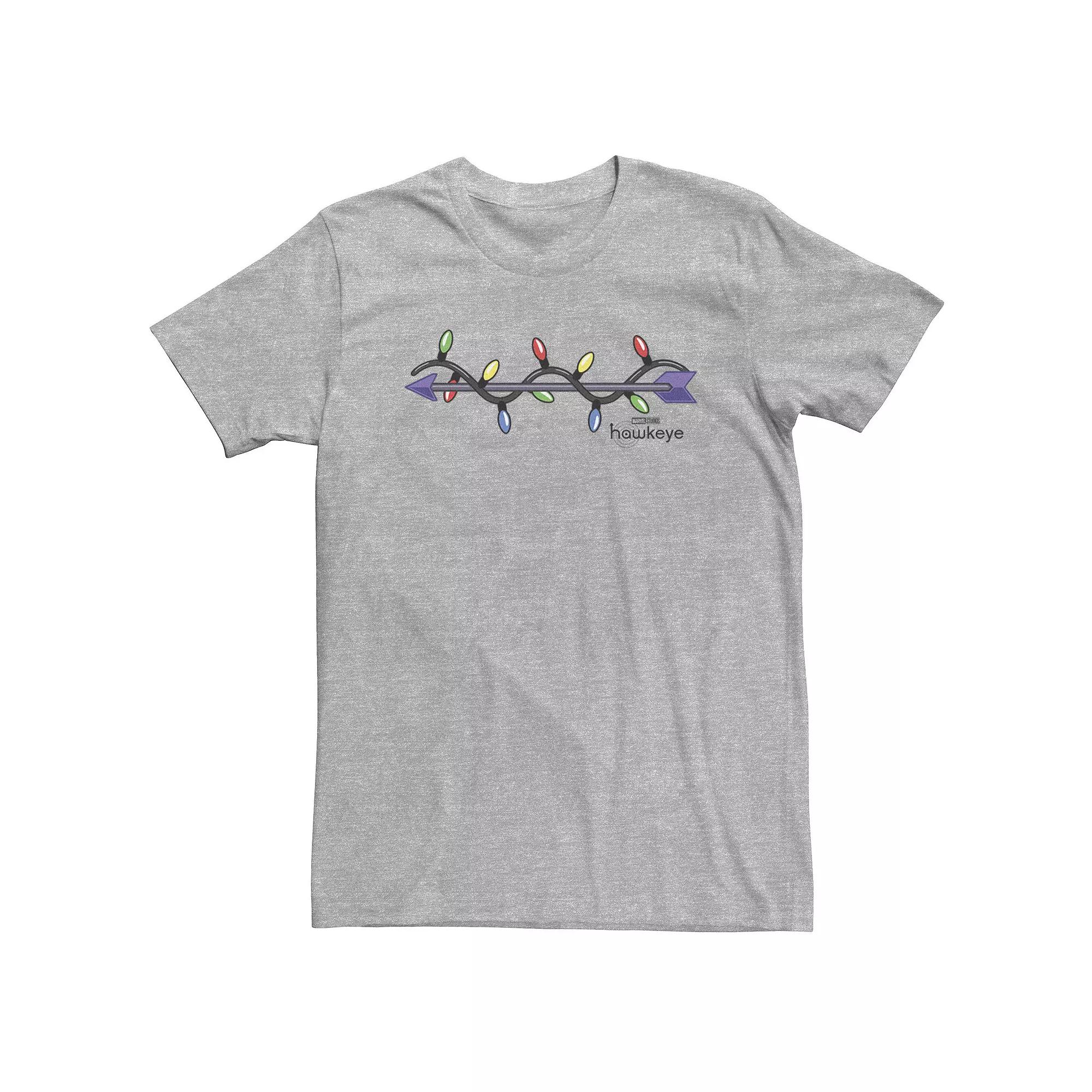 Big & Tall Marvel Hawkeye Christmas Light String Tee, Men's,  Product Image