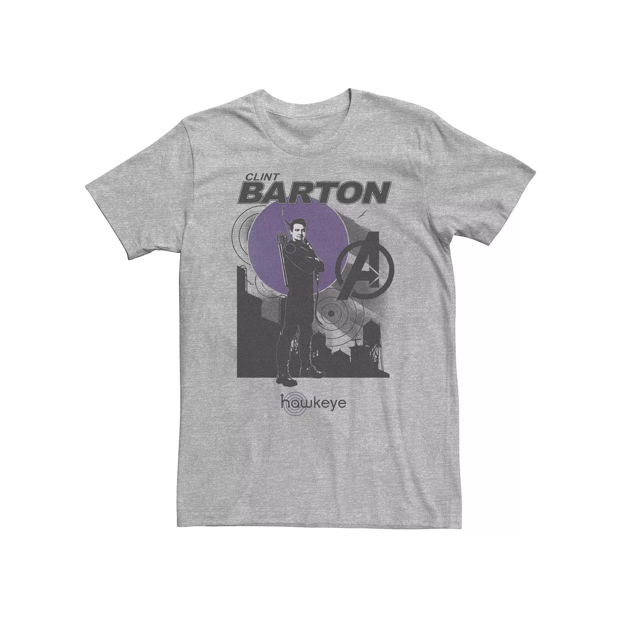 Big & Tall Marvel Hawkeye Clint Barton Action Portrait Tee, Men's,  Product Image
