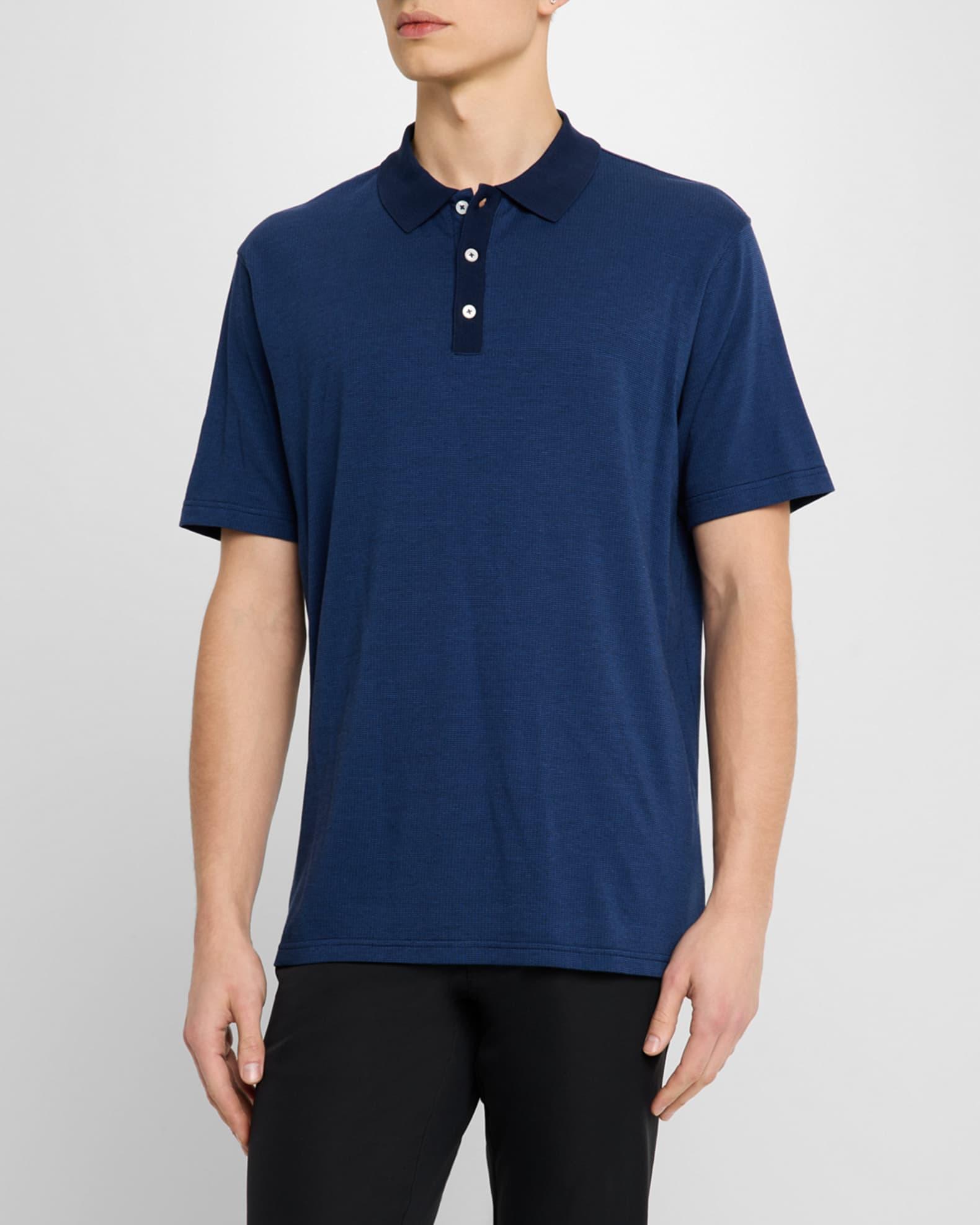 Men's Barnes Birdseye Knit Polo Shirt Product Image