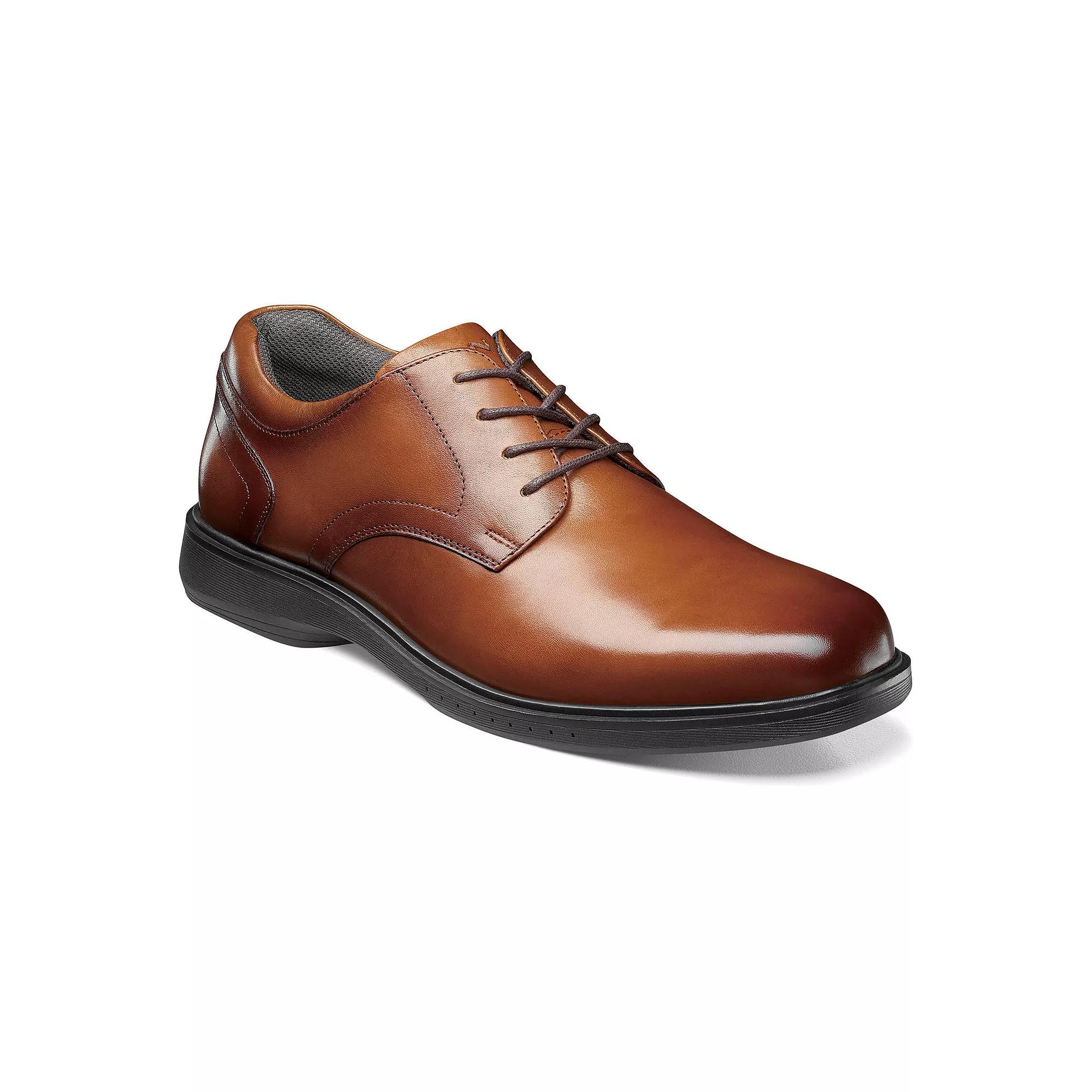 Nunn Bush® Kore Pro Men's Leather Plain Toe Oxford Shoes,  Product Image