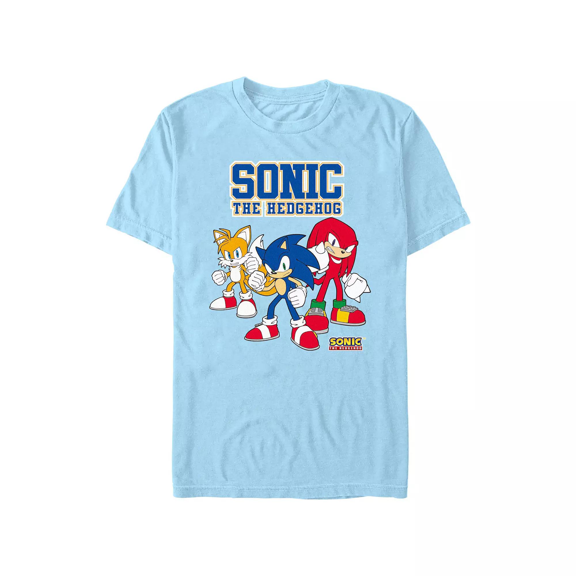 Men's Sonic The Hedgehog Team Up Graphic Tee,  Product Image