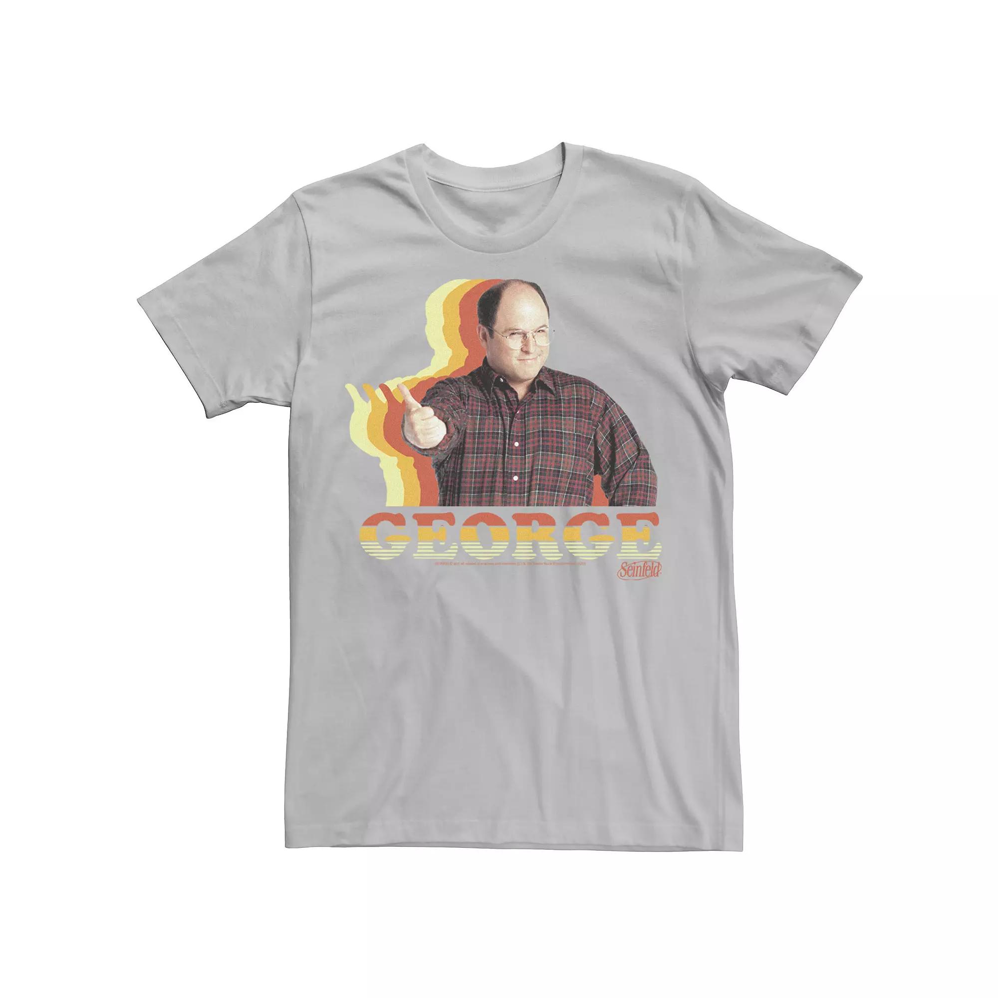 Men's Seinfeld George Thumb Up Colorful Tee,  Product Image