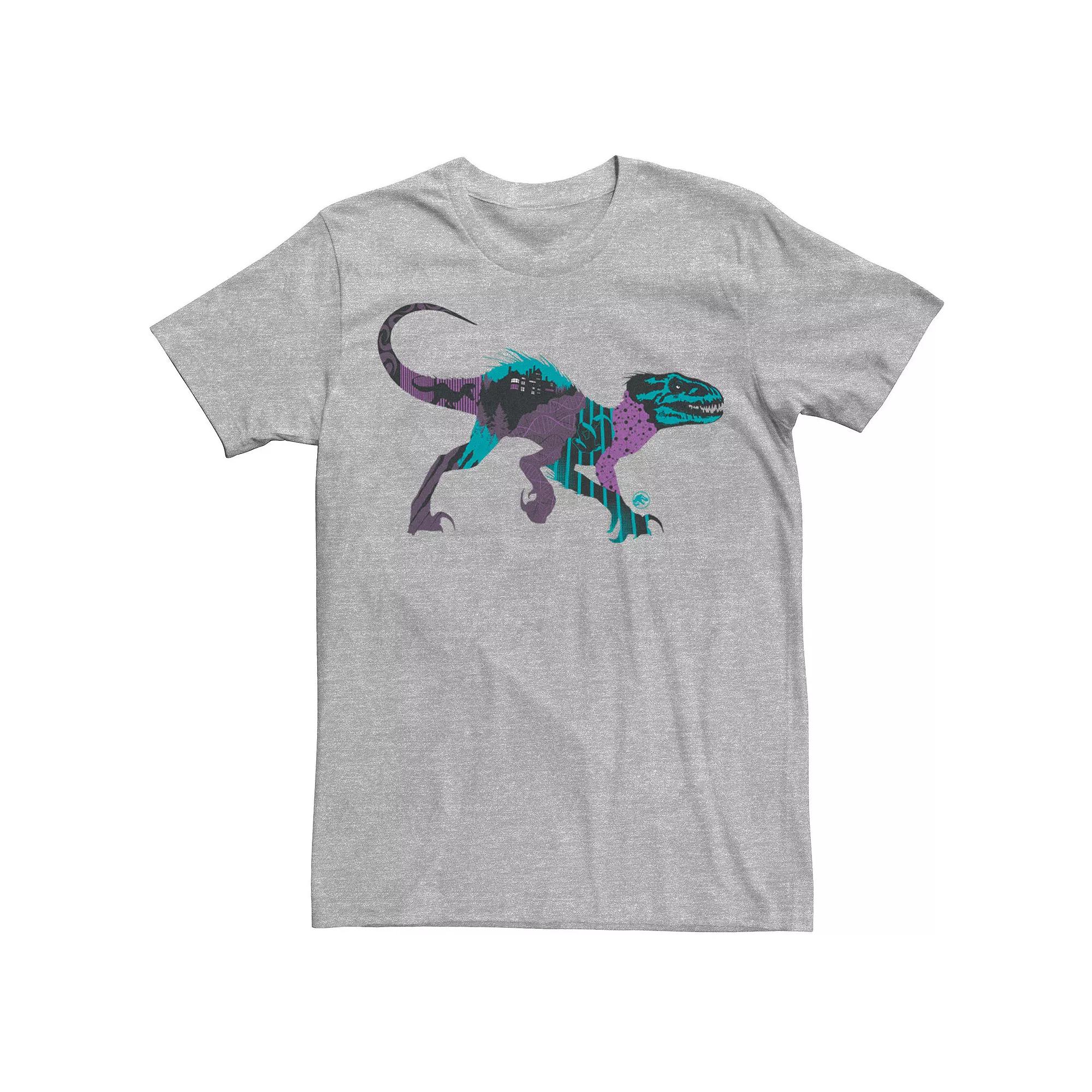 Men's Jurassic World Raptor DNA Scene Fill Tee,  Product Image