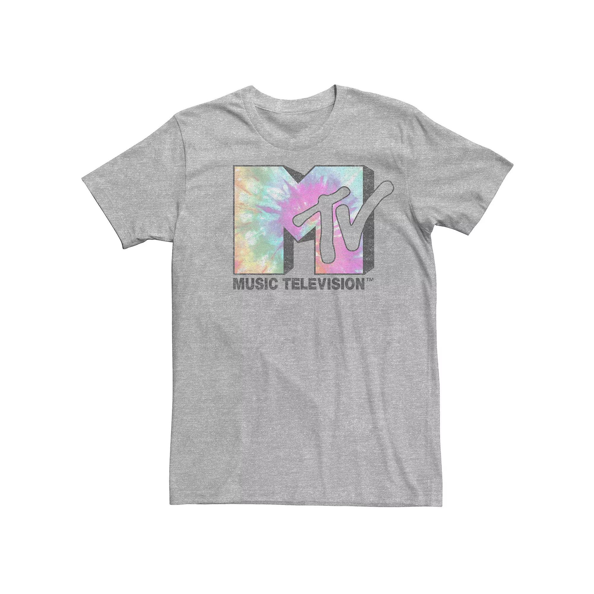 Men's MTV Vintage Tie Dye Logo Tee,  Product Image