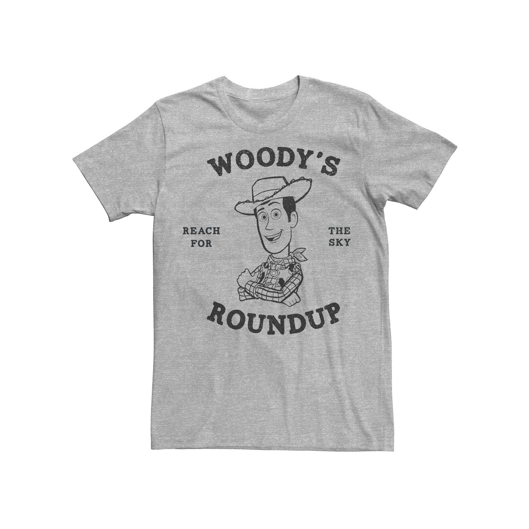 Disney / Pixar's Toy Story Men's Woody's Roundup Outline Sketch Tee,  Product Image