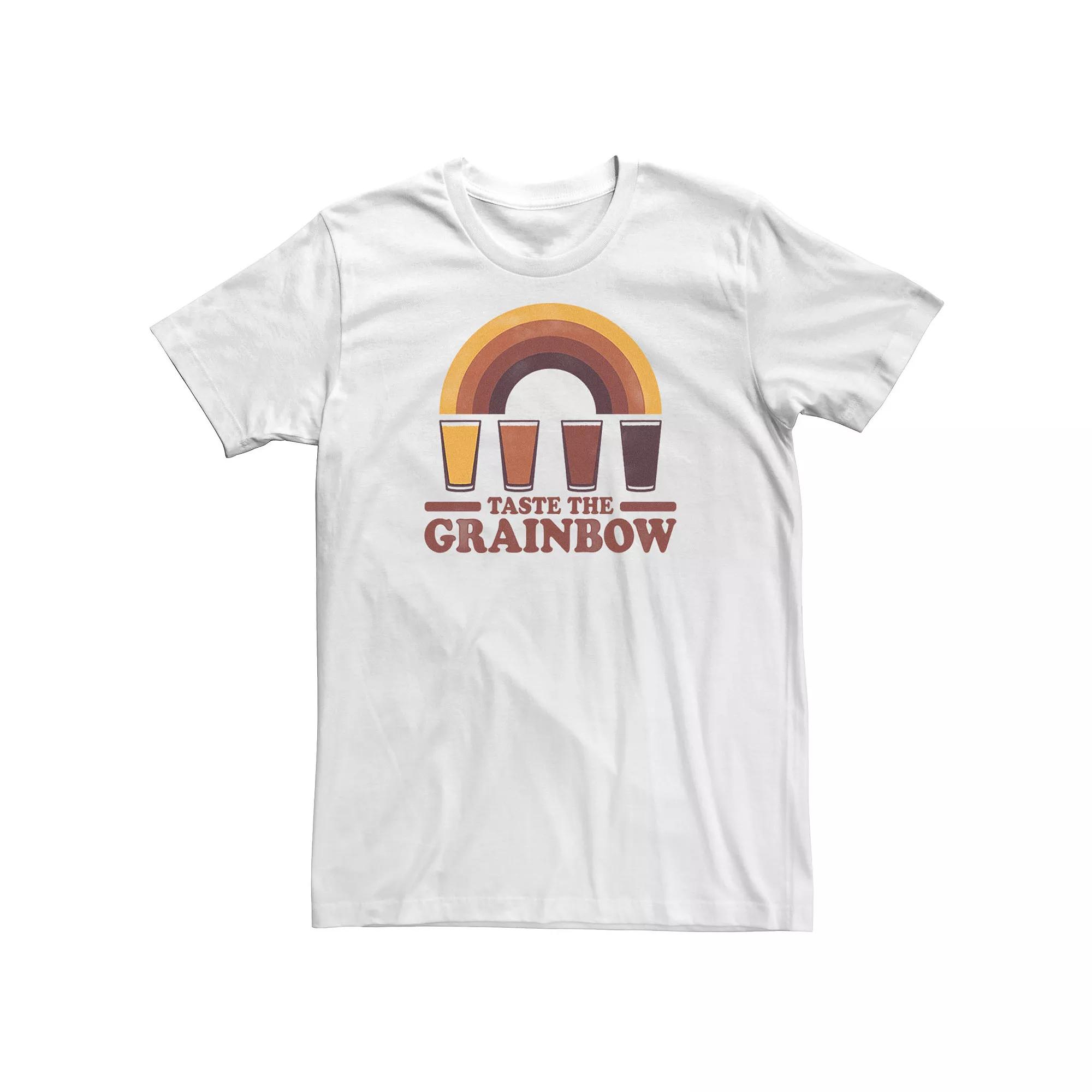 Big & Tall Taste The Grainbow Beer Tee, Men's,  Product Image