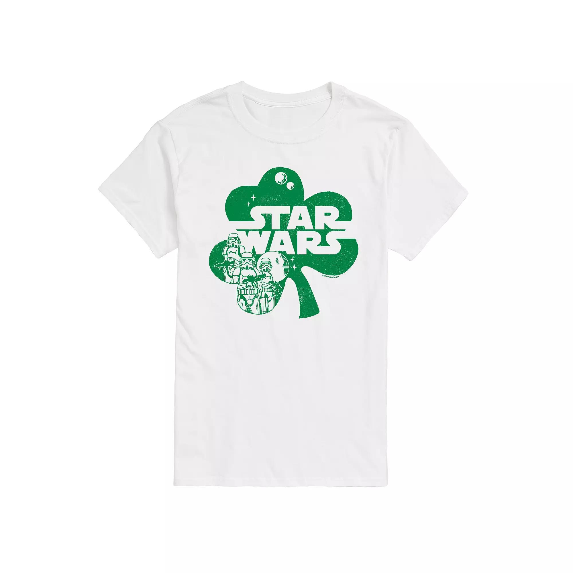 Big & Tall Star Wars Shamrock Graphic Tee, Men's,  Product Image