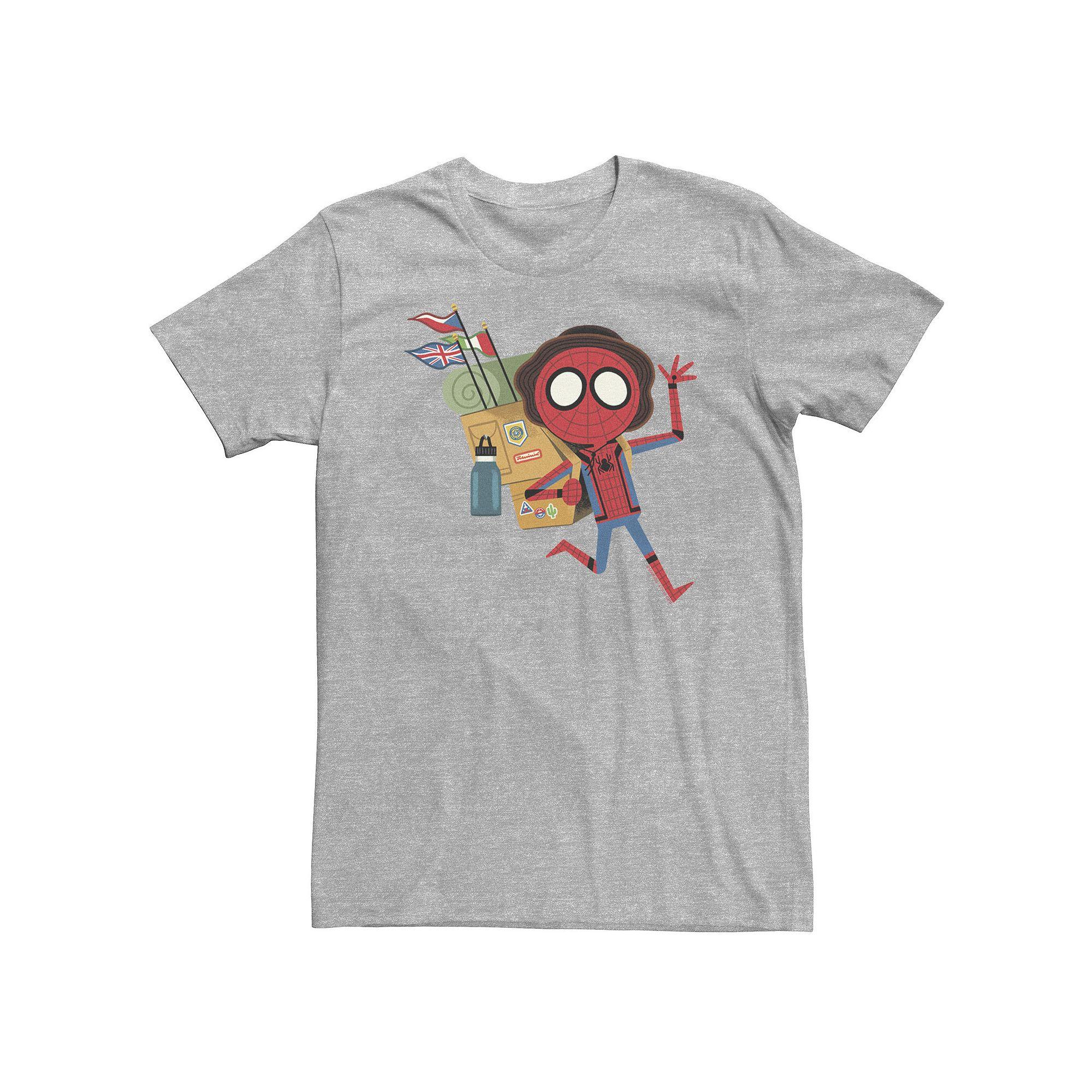 Big & Tall Marvel Spider-Man Far From Home Vacation Portrait Tee, Men's,  Product Image