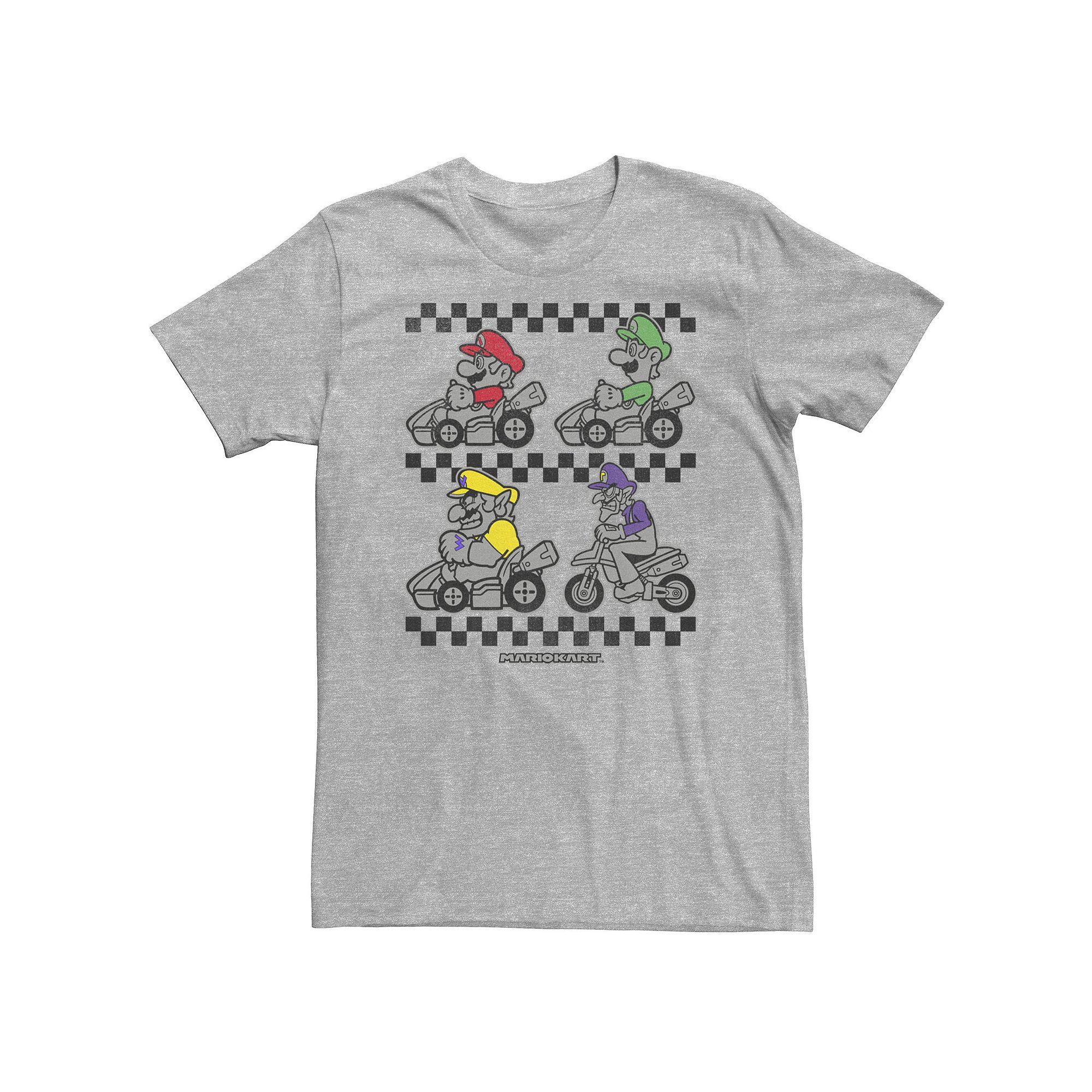 Big & Tall Super Mario Bros. Color Pop Portrait Grid Tee, Men's,  Product Image