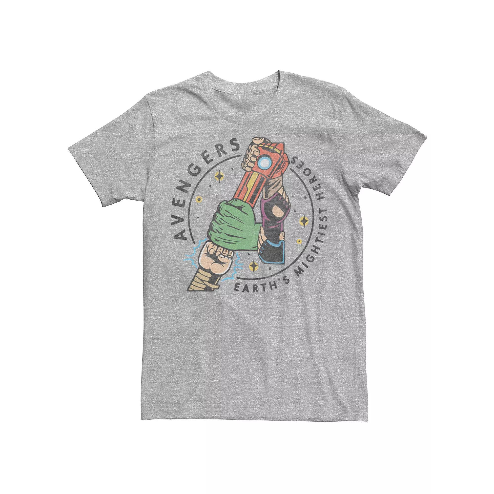 Men's Marvel Avengers Hands Comic Tee,  Product Image