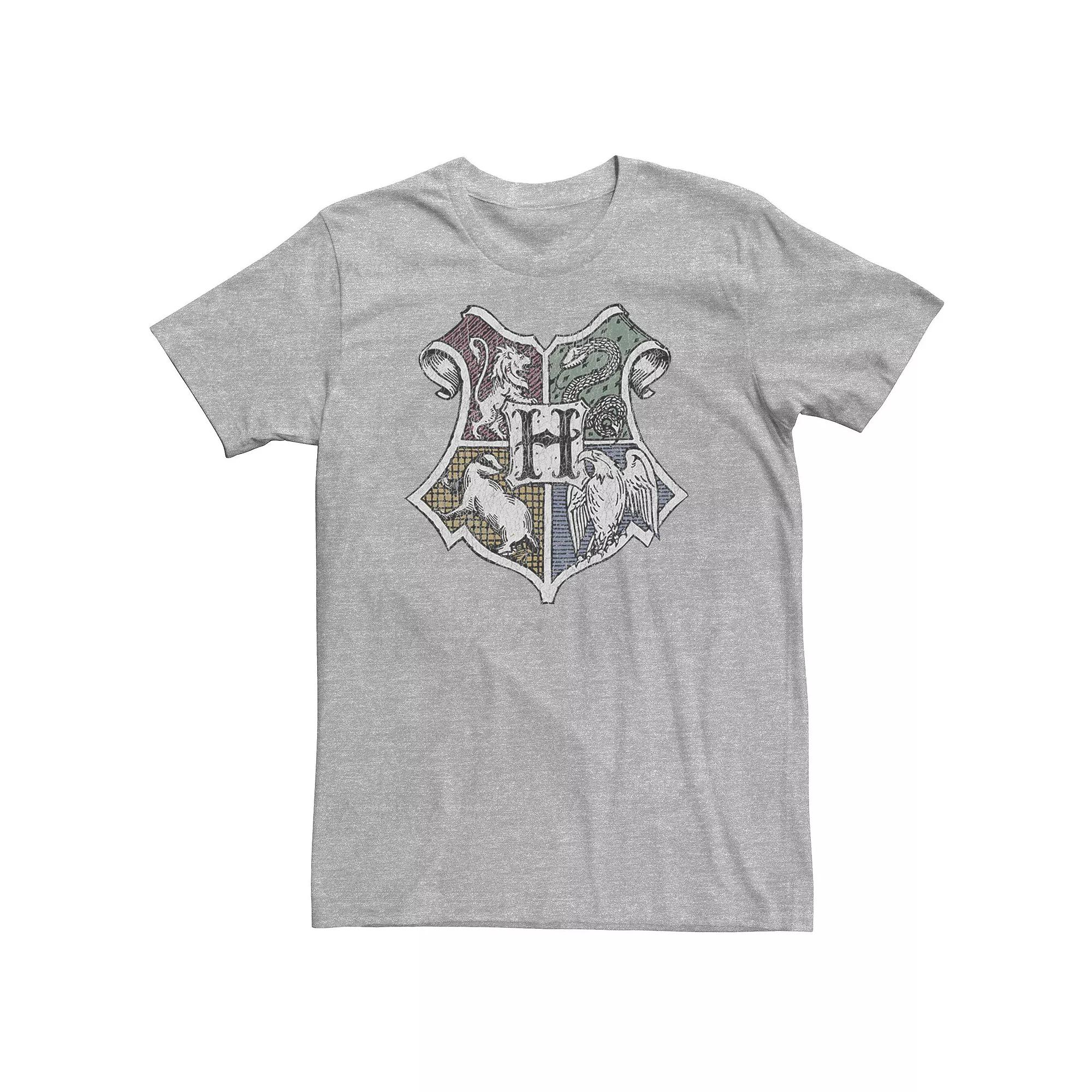 Big & Tall Harry Potter Hand Drawn Crest Tee, Men's,  Product Image