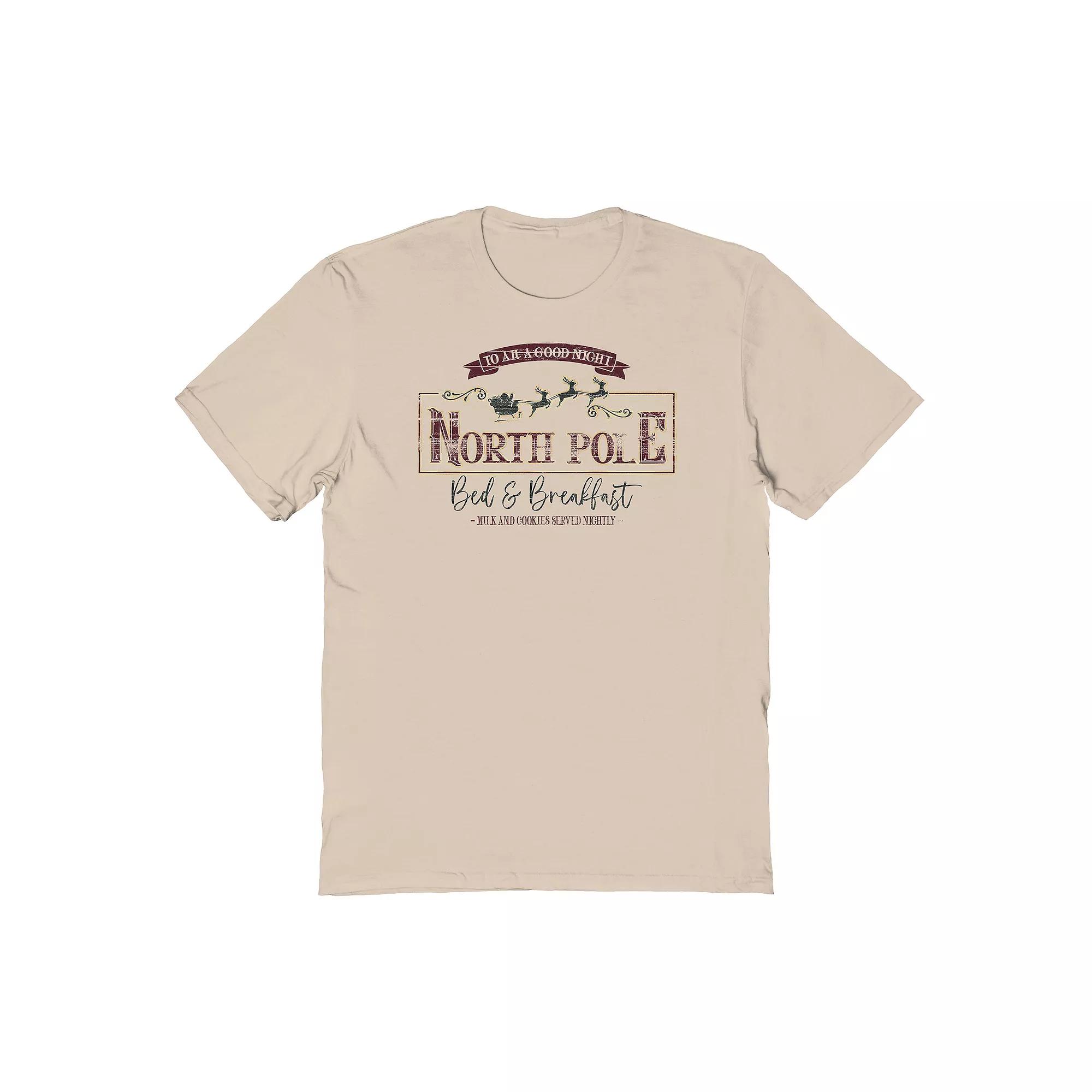 Men's North Pole Graphic Tee, Women's, Size: Small, Brown Product Image