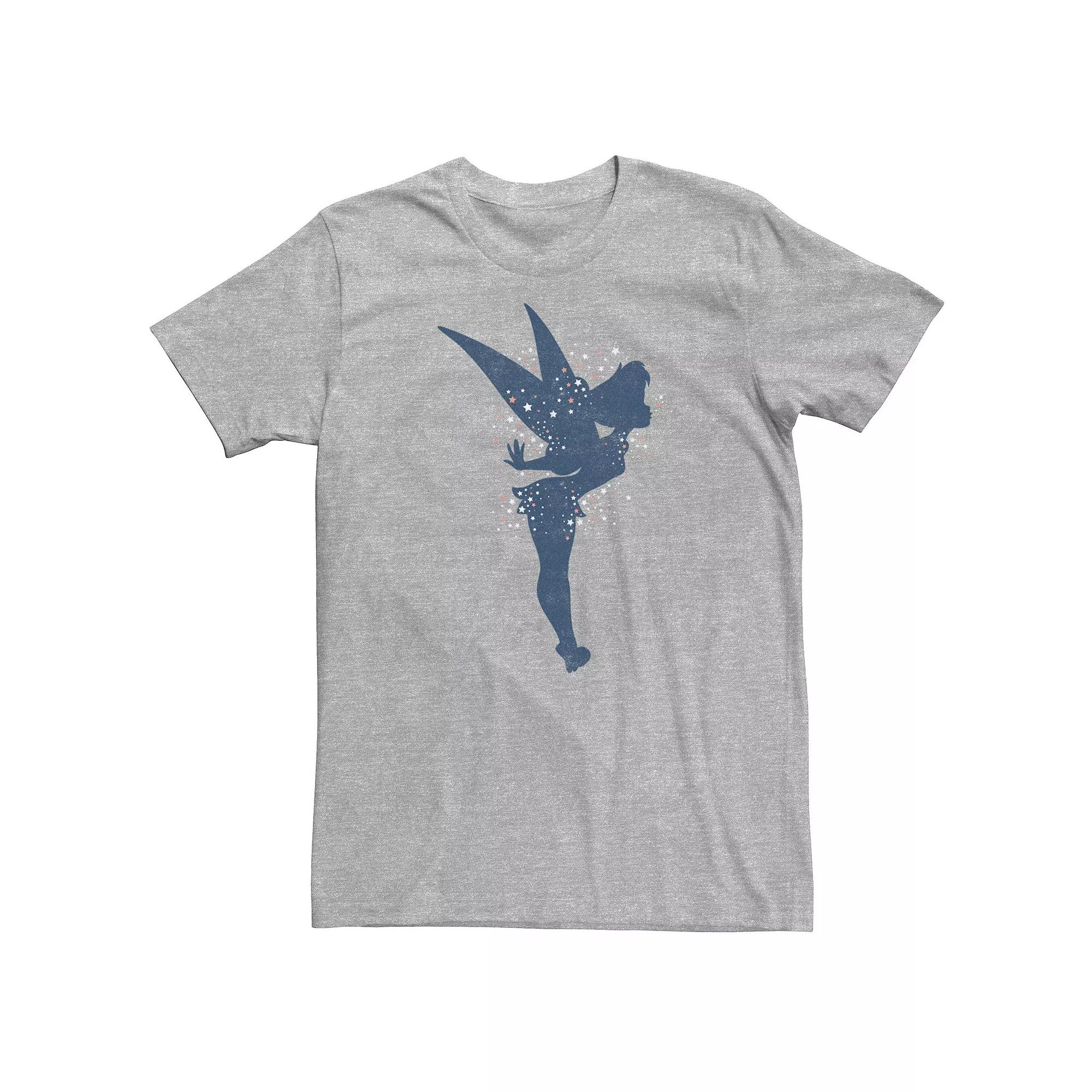 Big & Tall Disney Peter Pan Tinkerbell Americana Shadow Tee, Men's,  Product Image