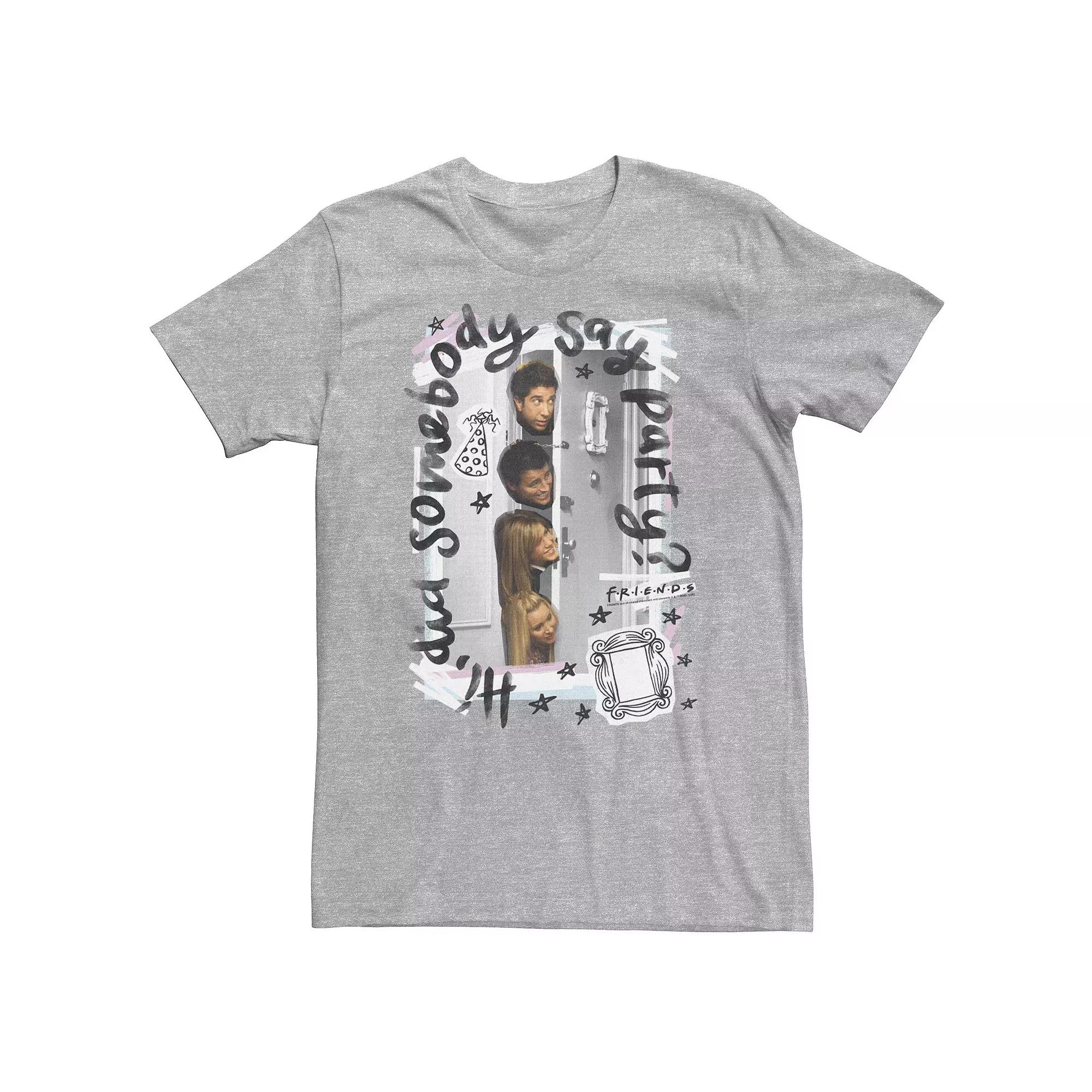 Big & Tall Friends Group Shot Did Somebody Say Party Tee, Men's,  Product Image