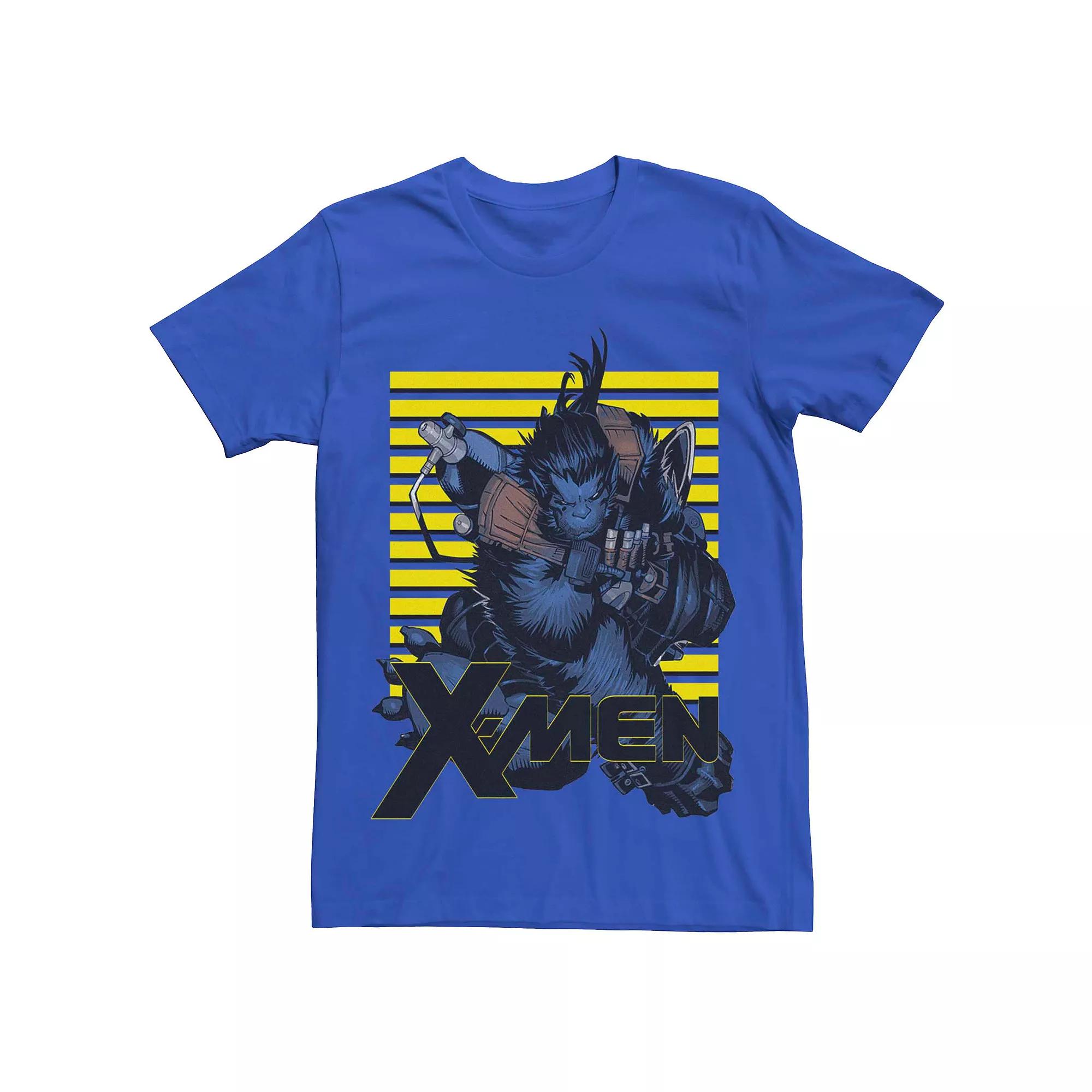 Men's Marvel X-Men Beast Poster Retro Tee,  Product Image