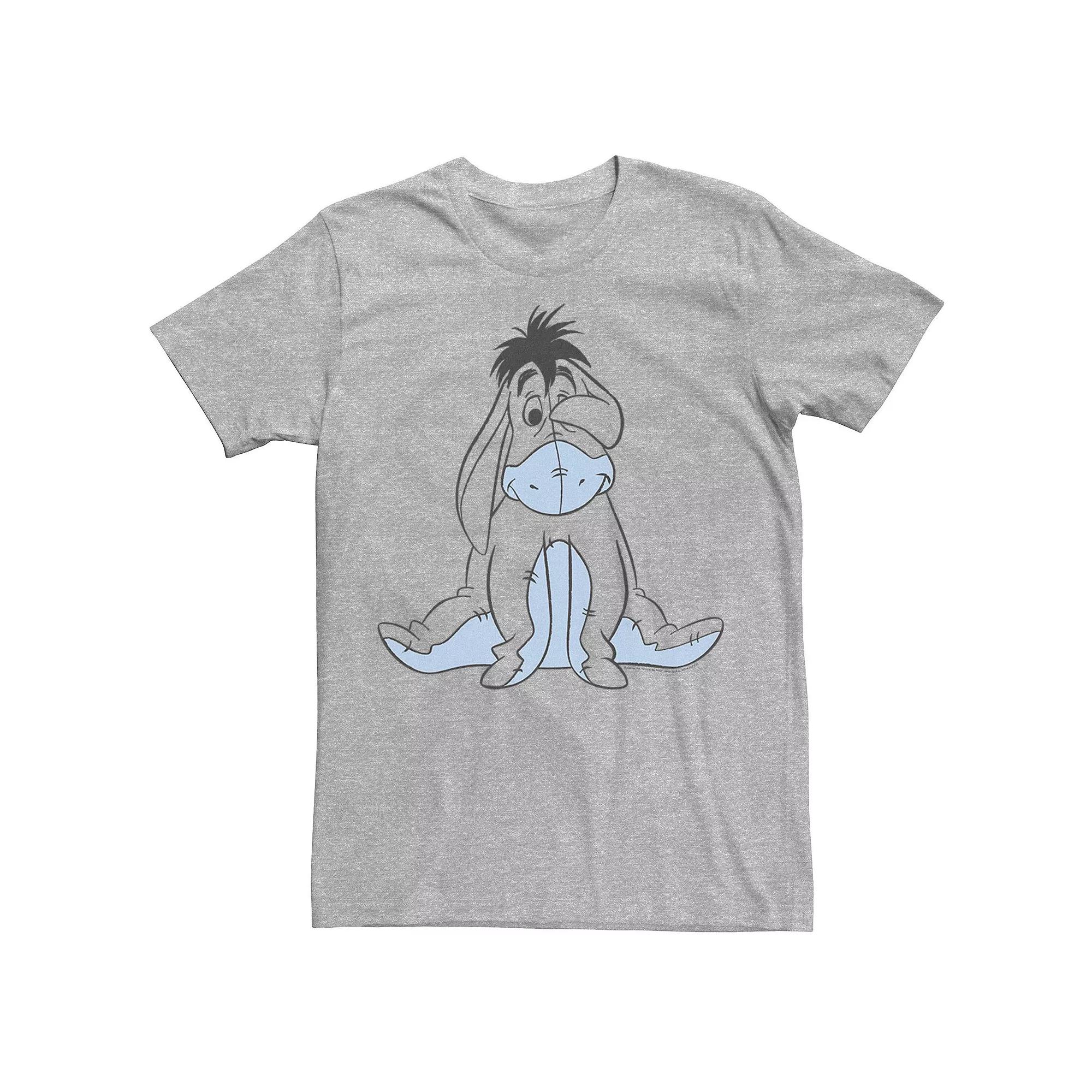 Disney's Winnie The Pooh Happy Eeyore Art Sketch Men's Tee,  Product Image