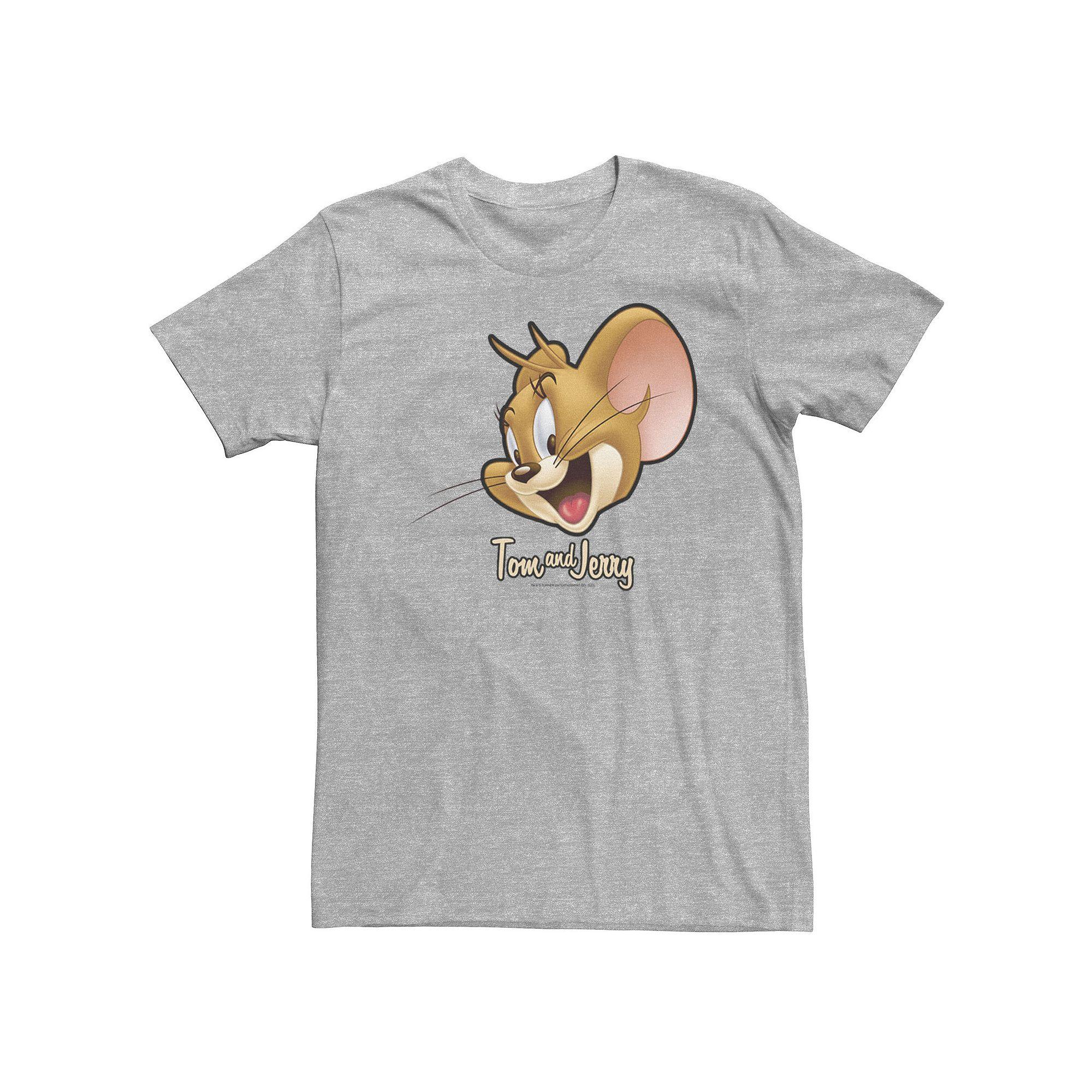 Big & Tall Tom And Jerry Simple Jerry Big Face Tee, Men's,  Product Image