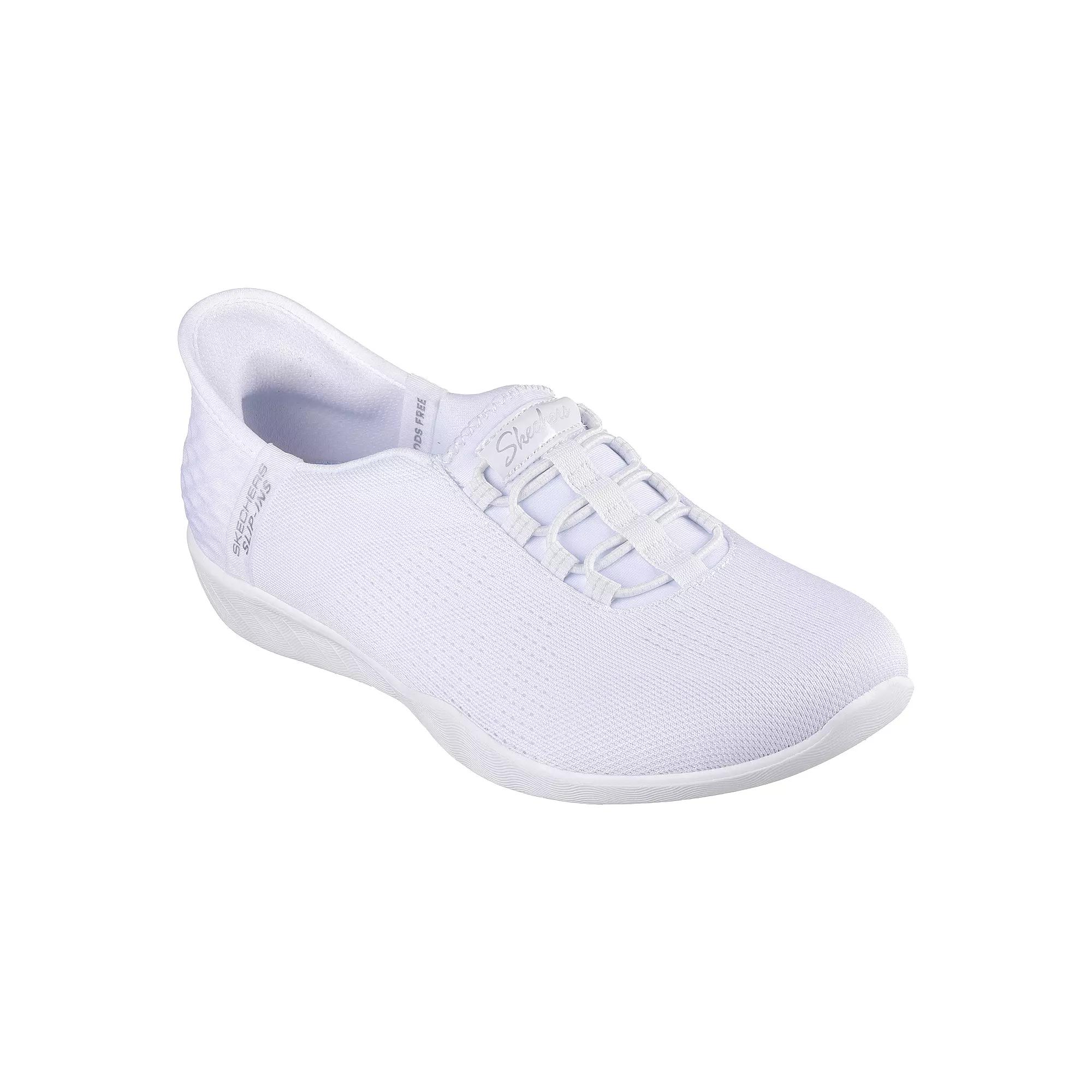 Skechers Hands Free Slip-ins® Newbury St Lightly Women's Shoes, Size: 5.5, White Product Image