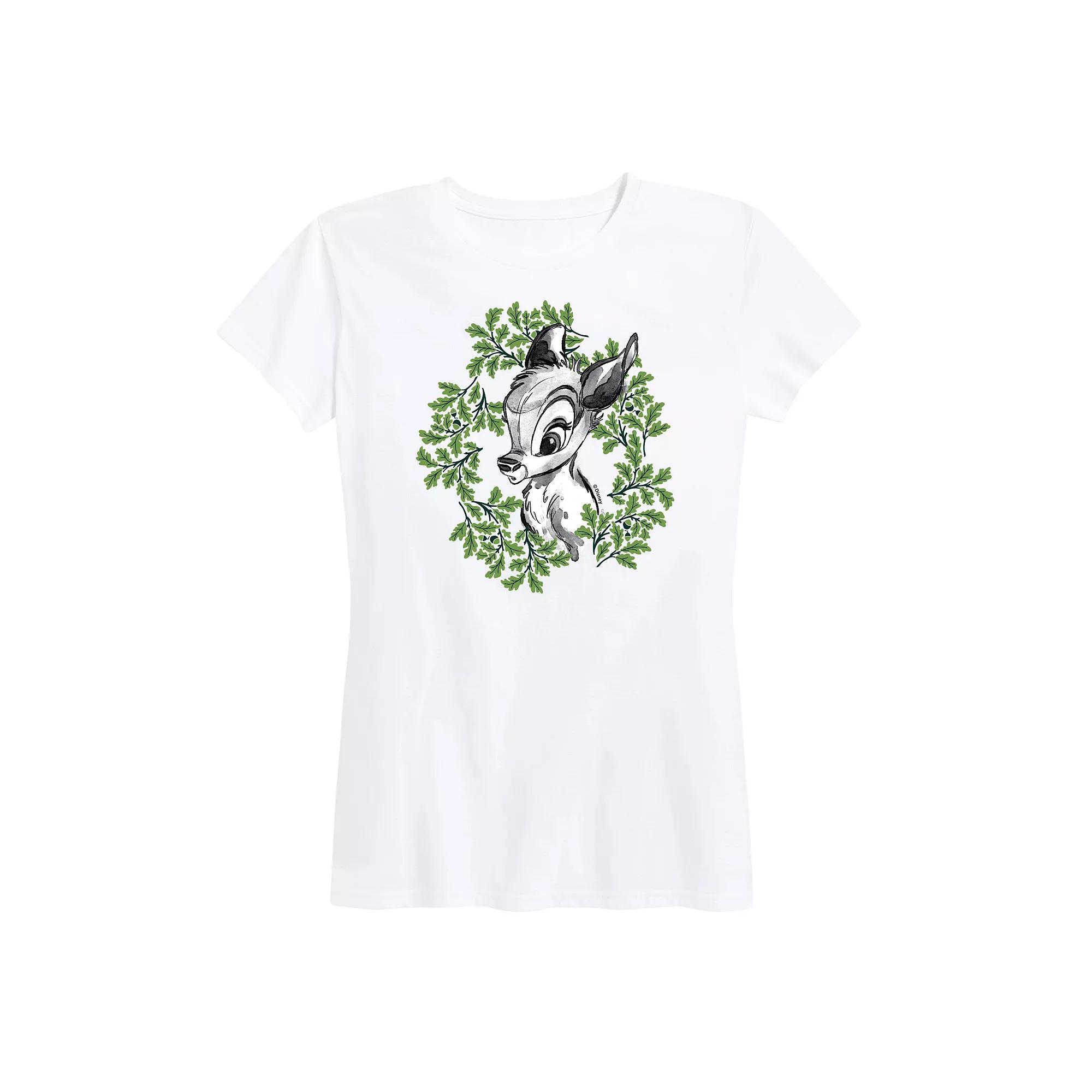 Disney's Bambi Women's Wreath Graphic Tee,  Product Image