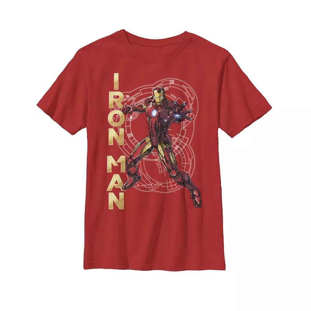 Boys' 8-20 Marvel Avengers Iron Man Tech Graphic Tee, Boy's,  Product Image