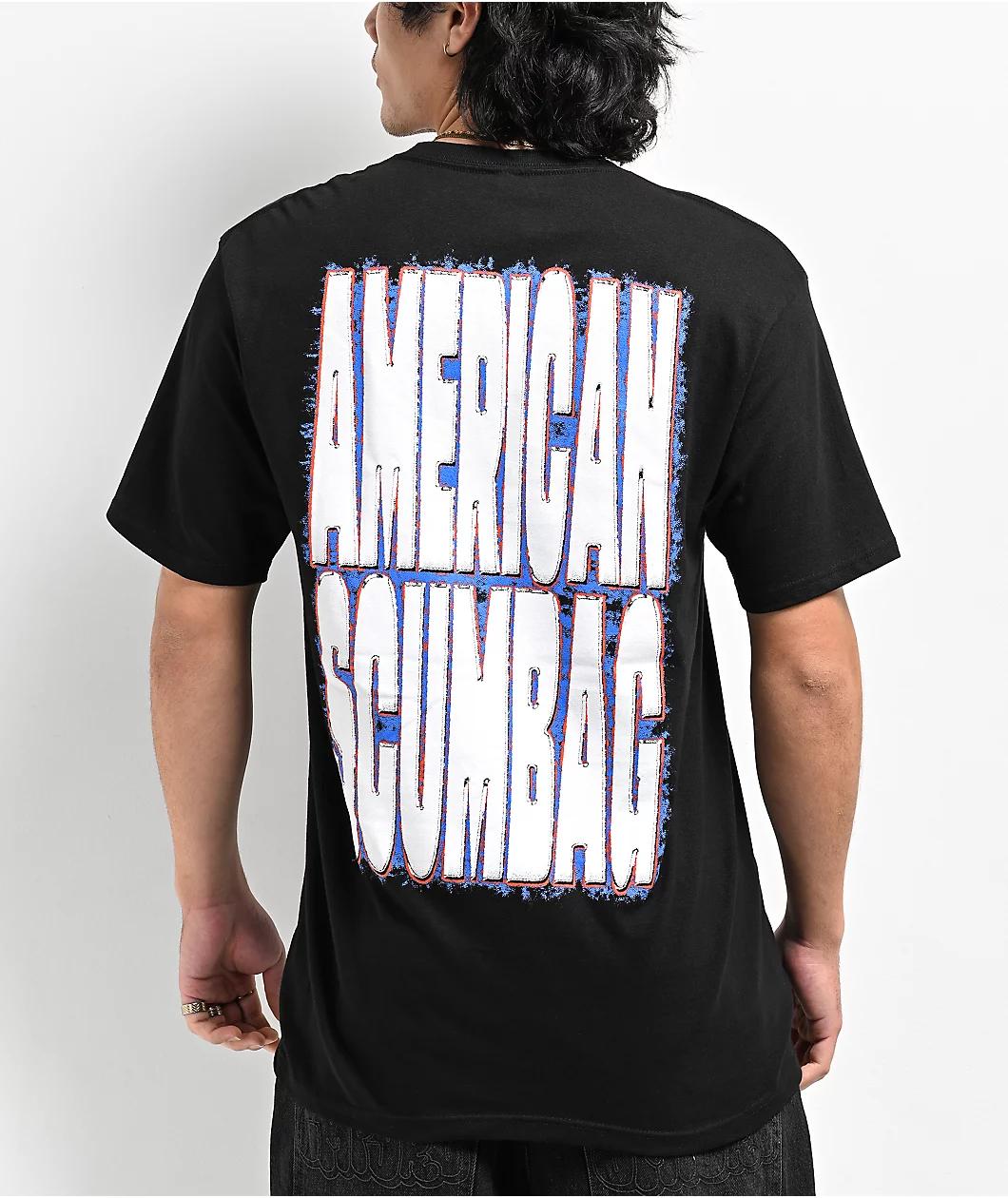 Hazheart Flame Hazzy Black T-Shirt Product Image