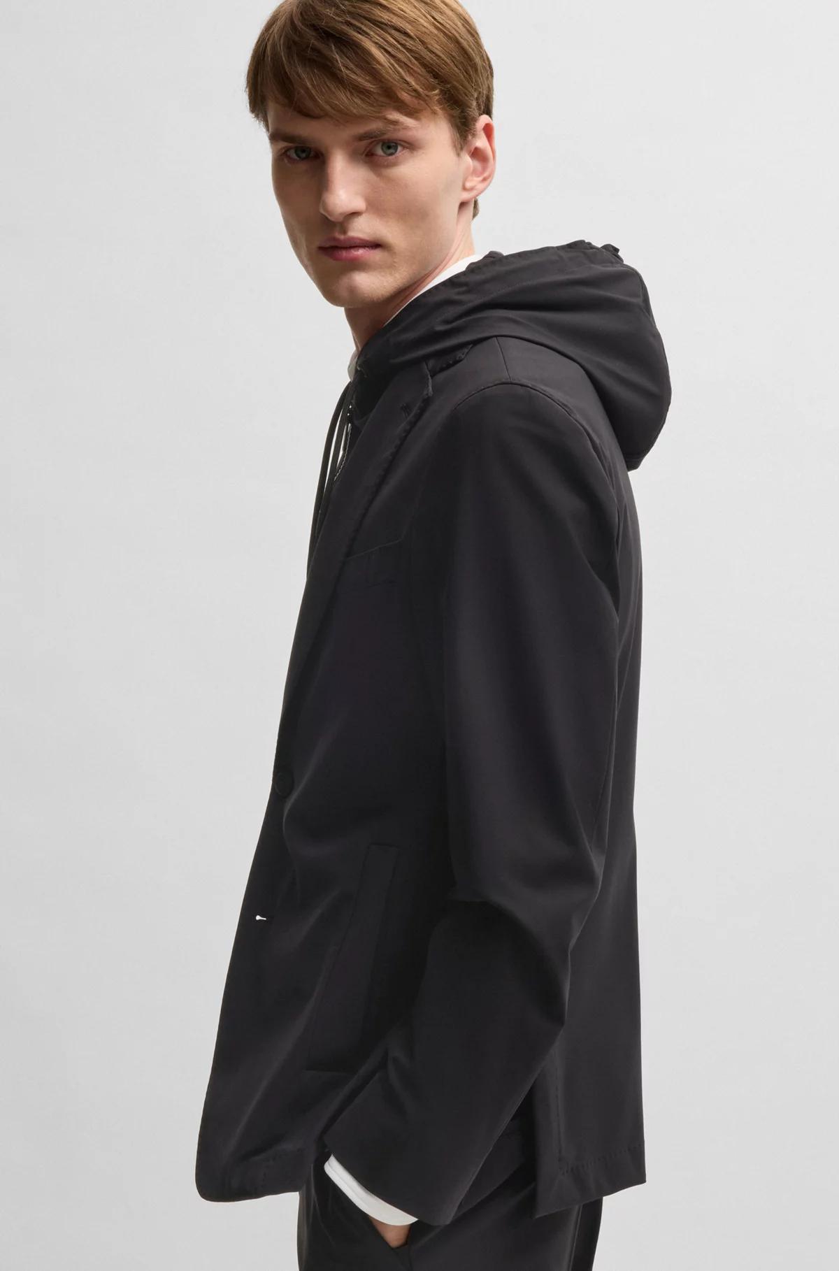 Boss Slim-Fit Jacket with Removable Hooded Inner Product Image