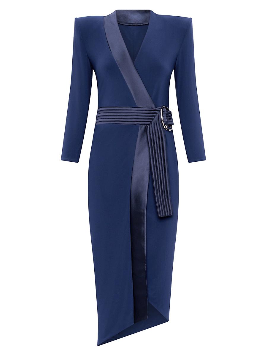 Womens Essex Jersey Wrap Midi-Dress Product Image