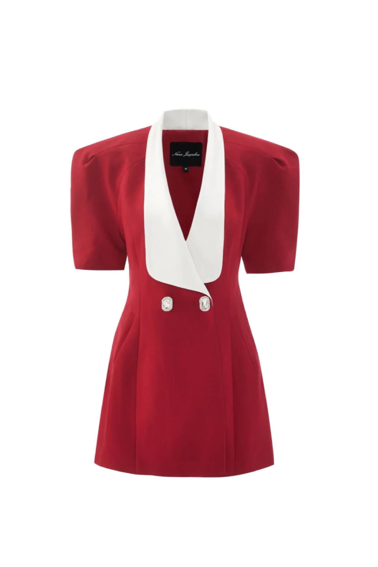 Alia Dress (Red) (Final Sale) Product Image