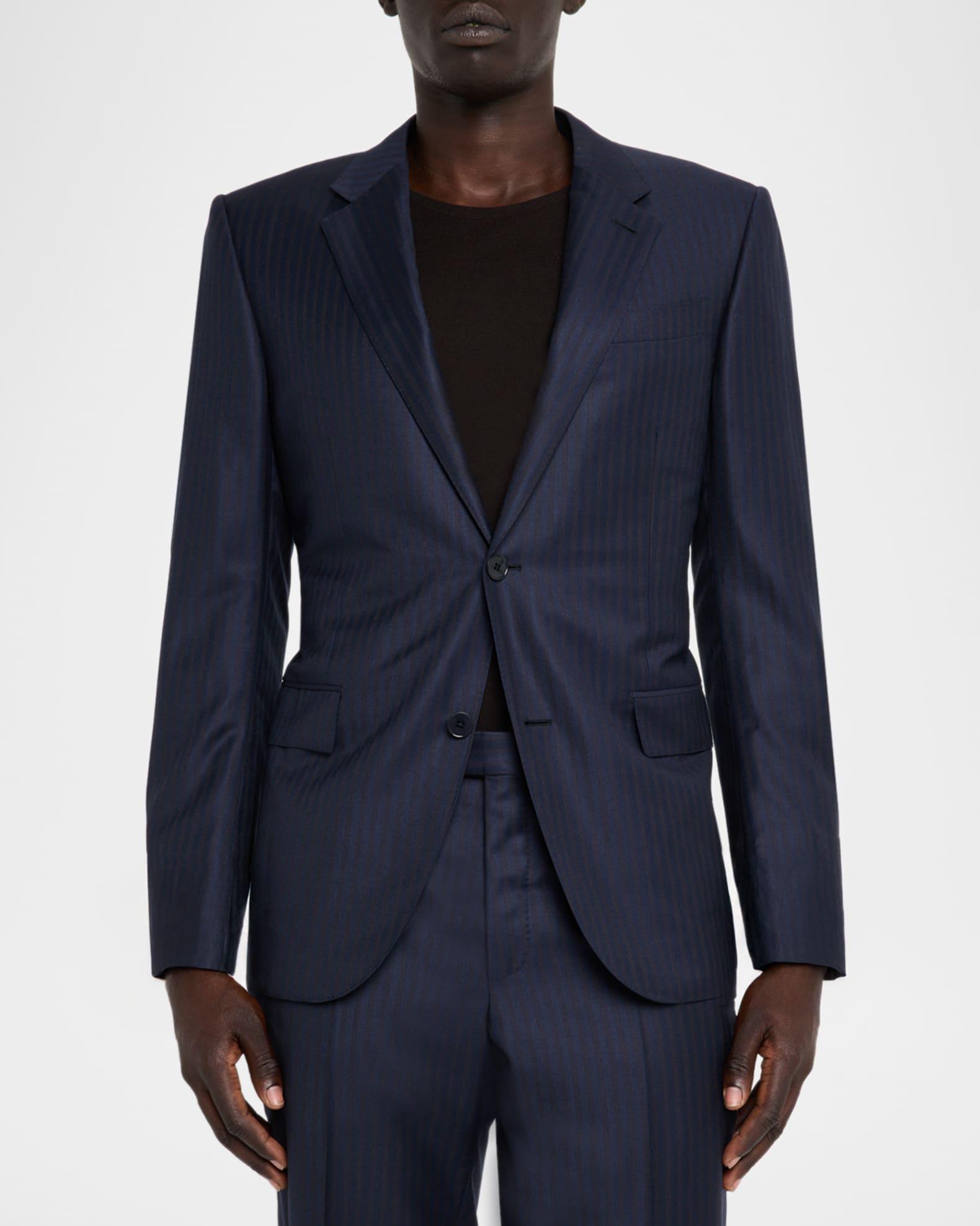 Men's Trofeo Wool Tonal Stripe Two-Piece Suit Product Image