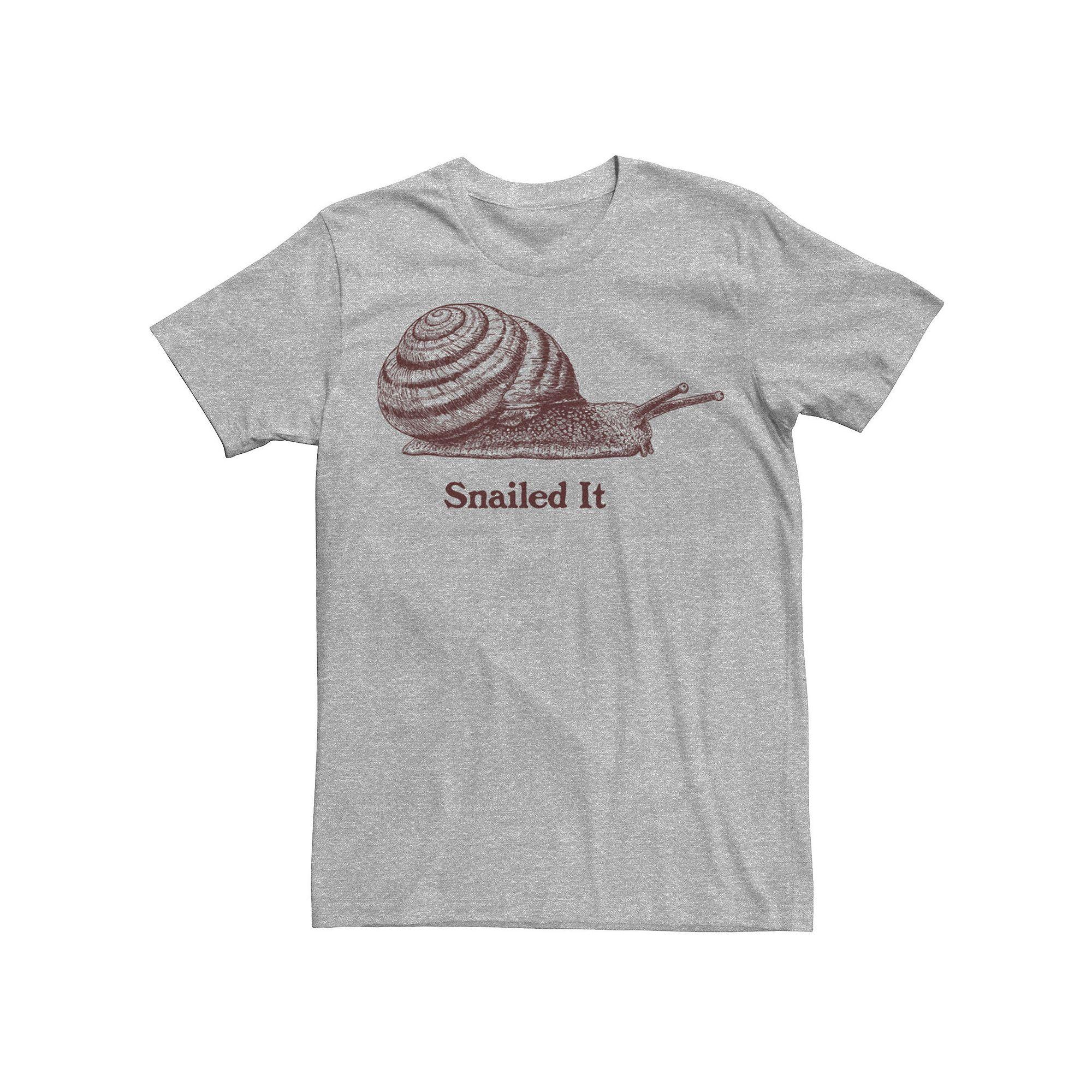 Mens Snailed It Tee Athletic Grey Product Image