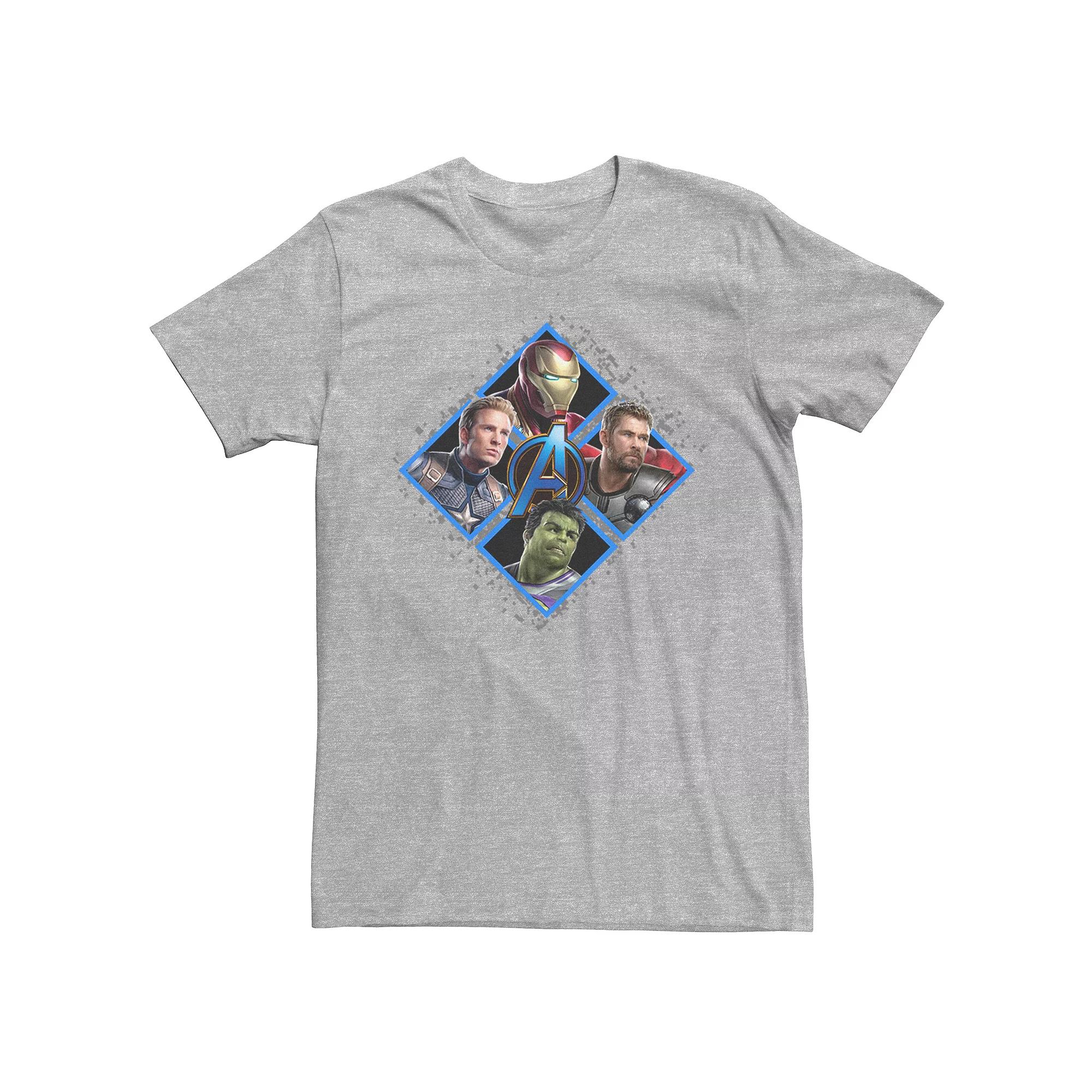 Men's Marvel Avengers Square Box Tee,  Product Image