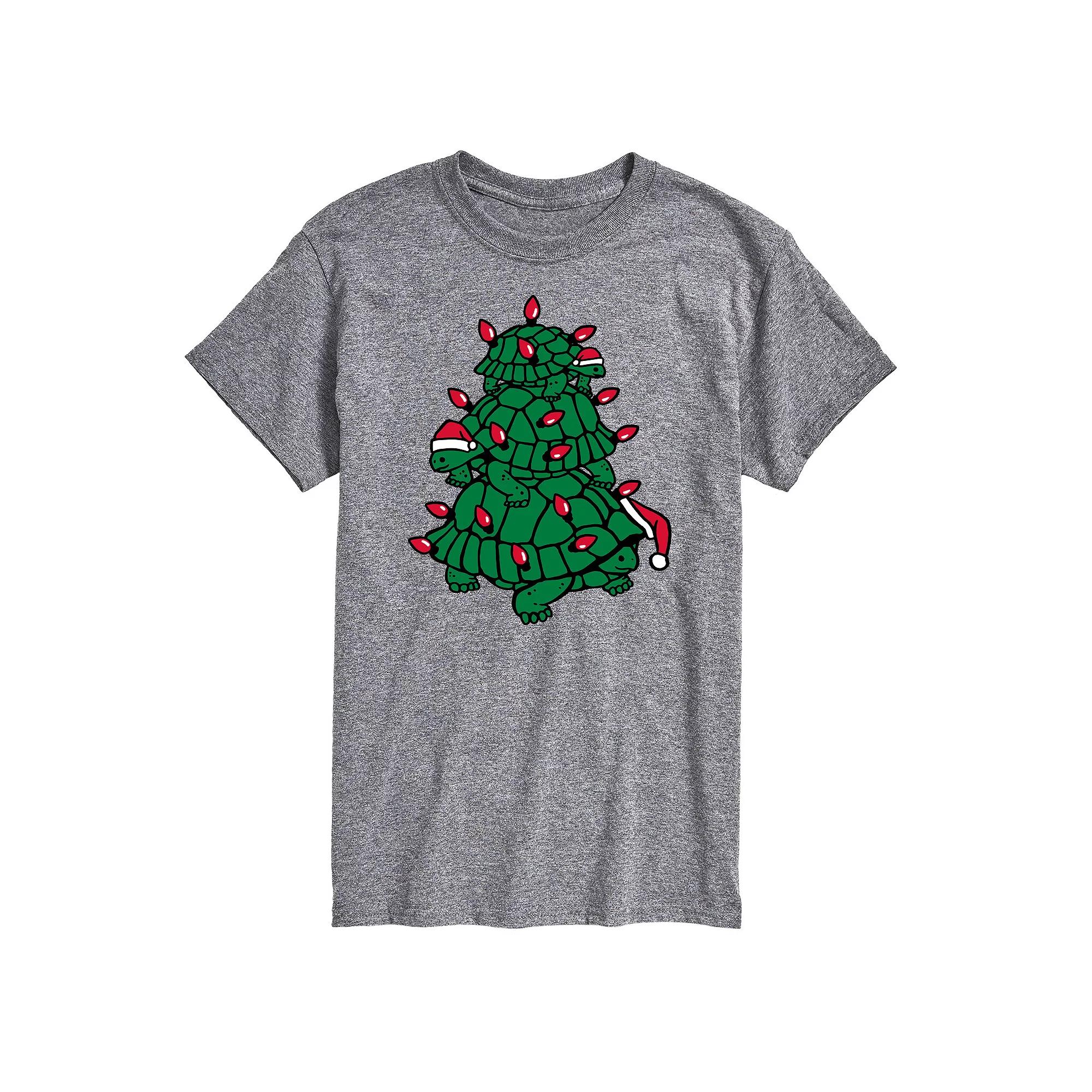 Big & Tall Turtle Tree Stack Graphic Tee, Men's,  Product Image