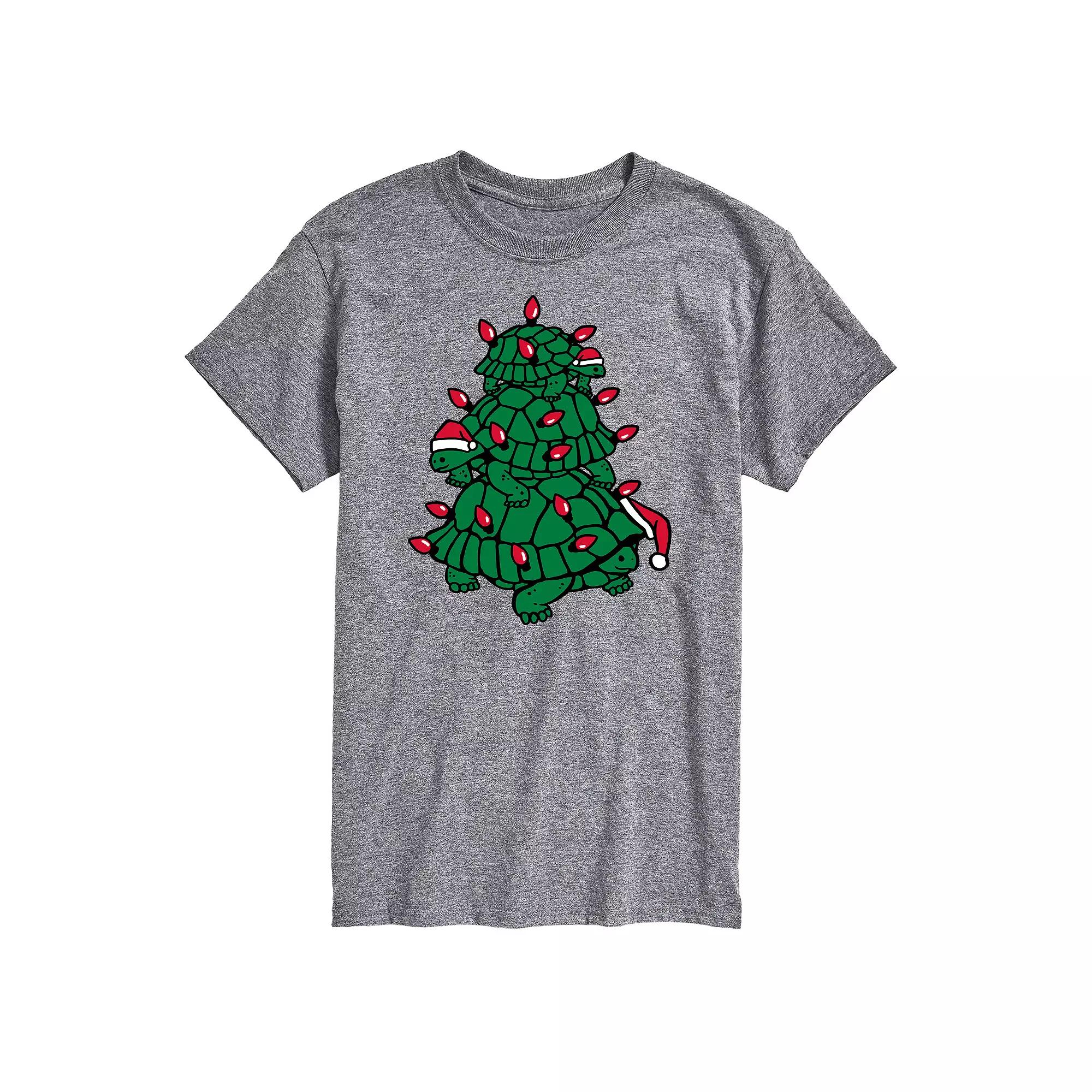 Big & Tall Turtle Tree Stack Graphic Tee, Men's,  Product Image